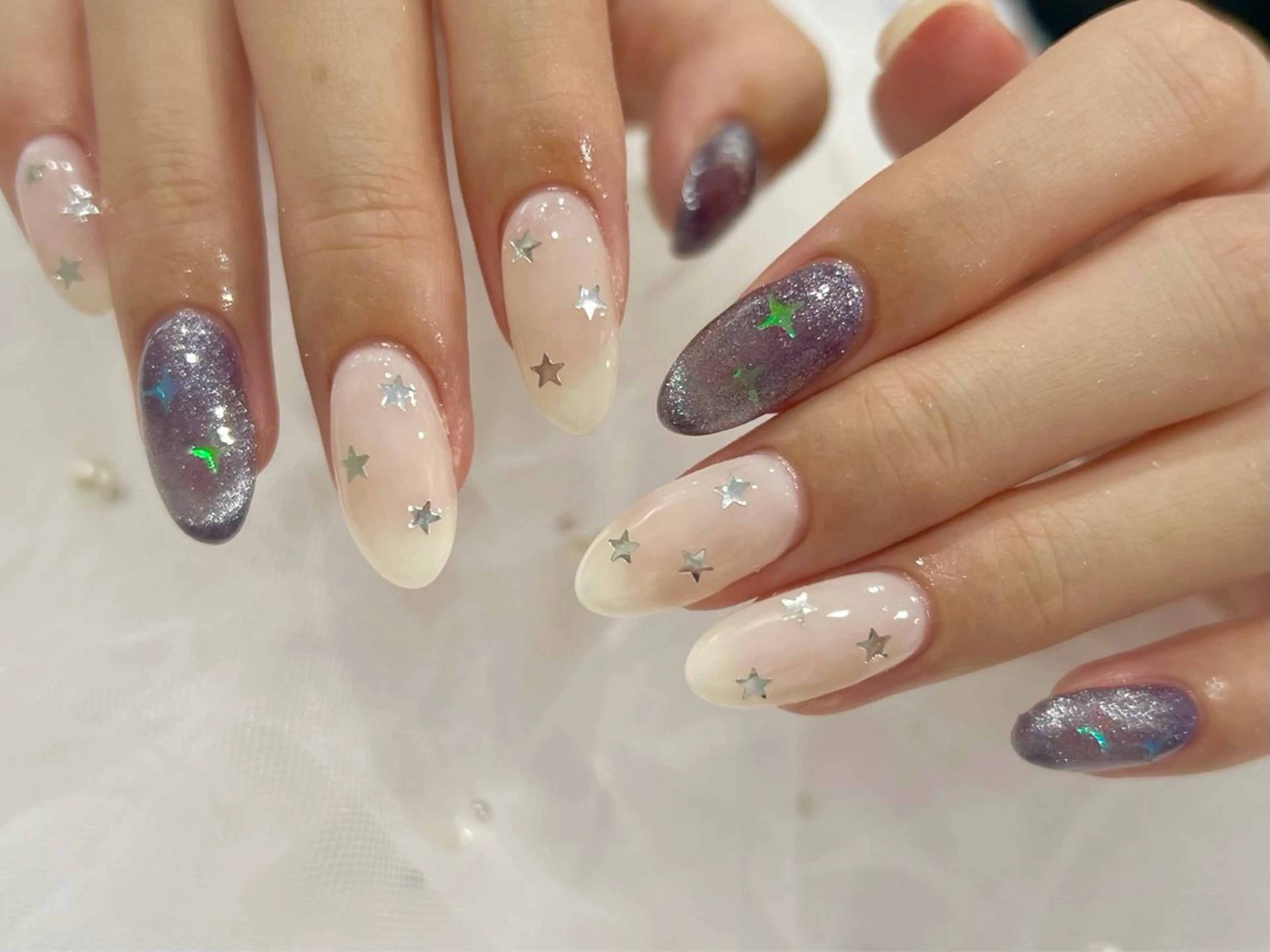 ネイル マグネットネイル 🧡Shine船橋 鳴海🧡のネイルデザイン