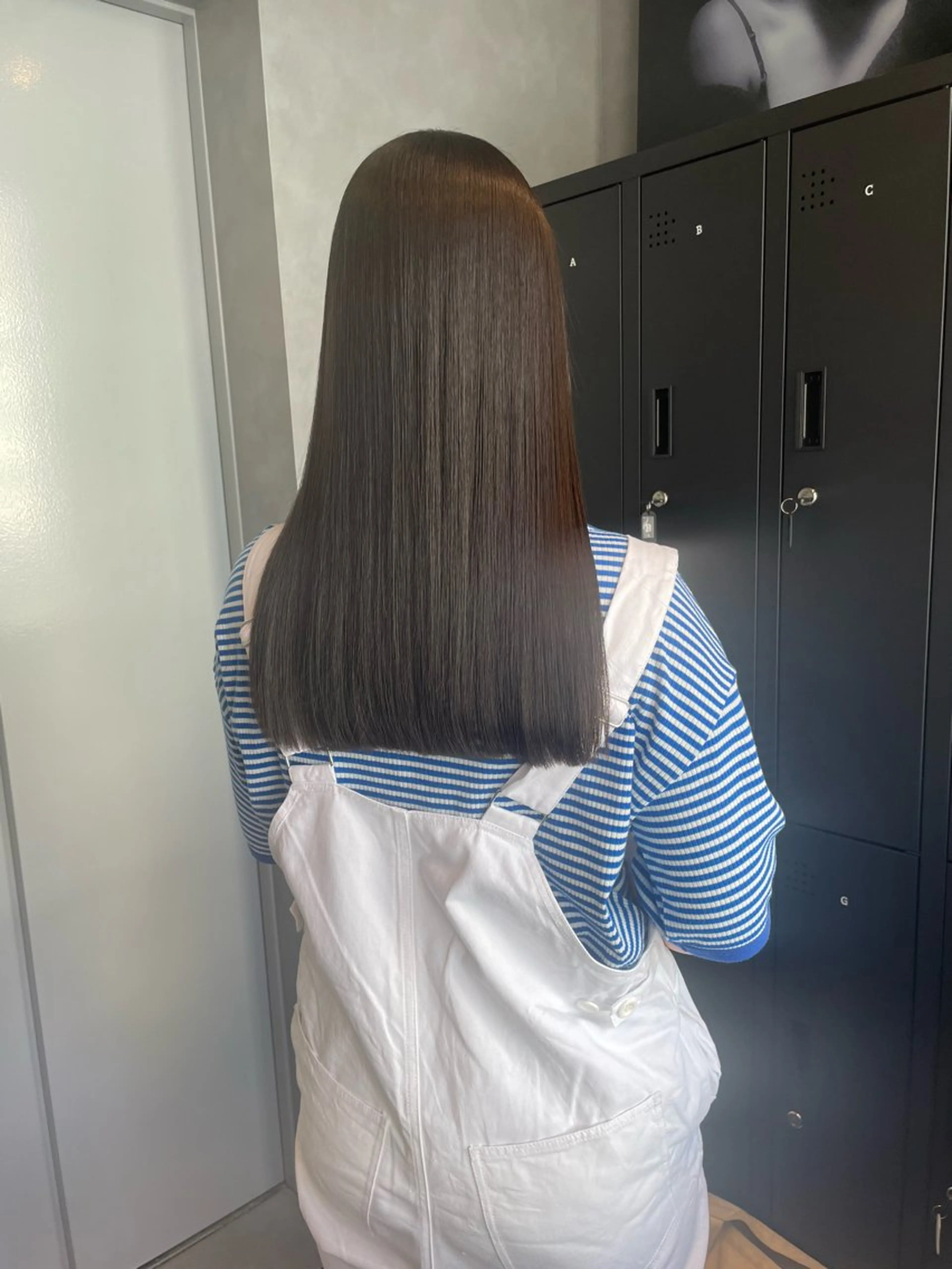 ロング ロング カット 縮毛矯正 MAI /BUCKS/天王寺のヘアスタイル