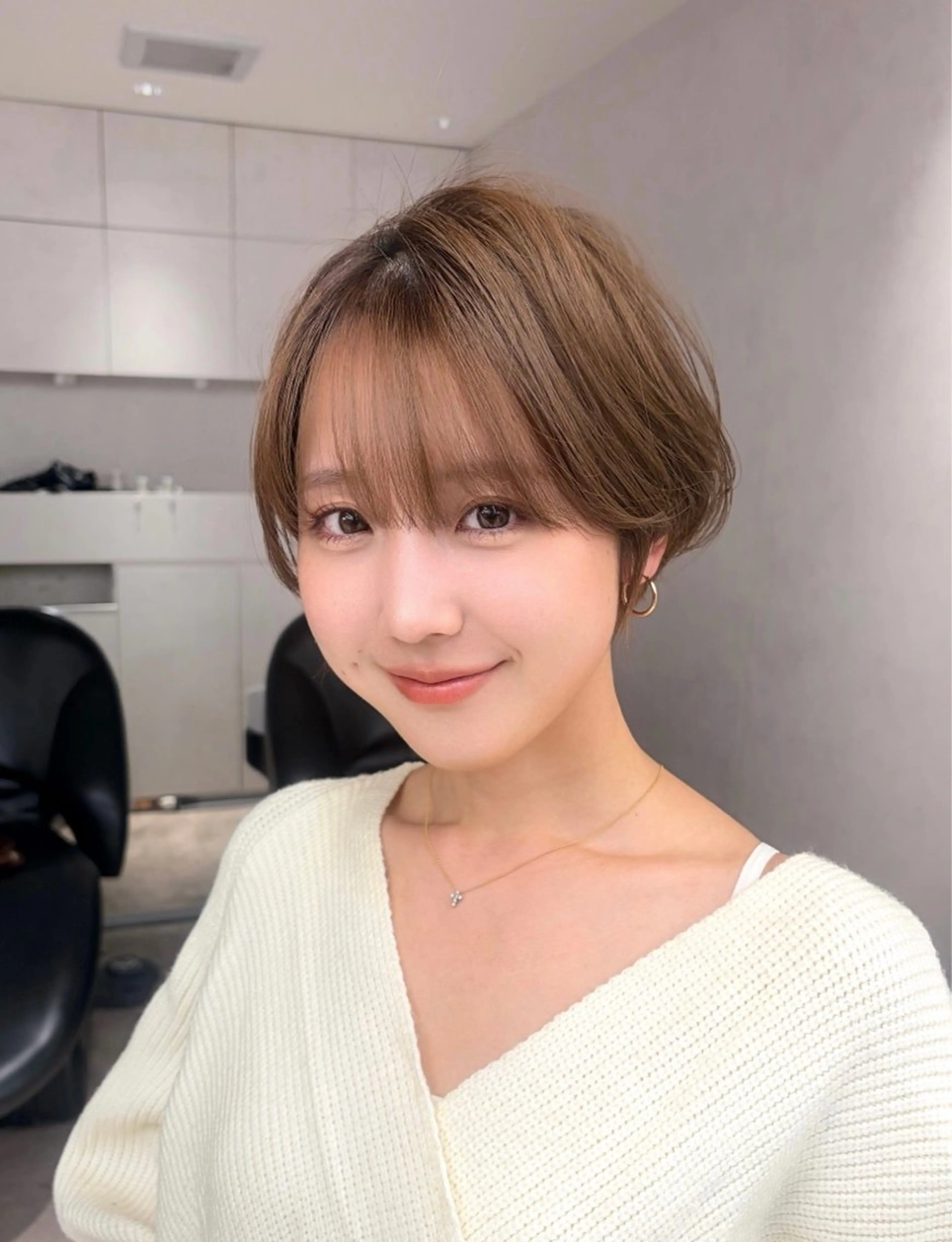 ショート ショート×顔周り× 縮毛矯正/Jirouのヘアスタイル