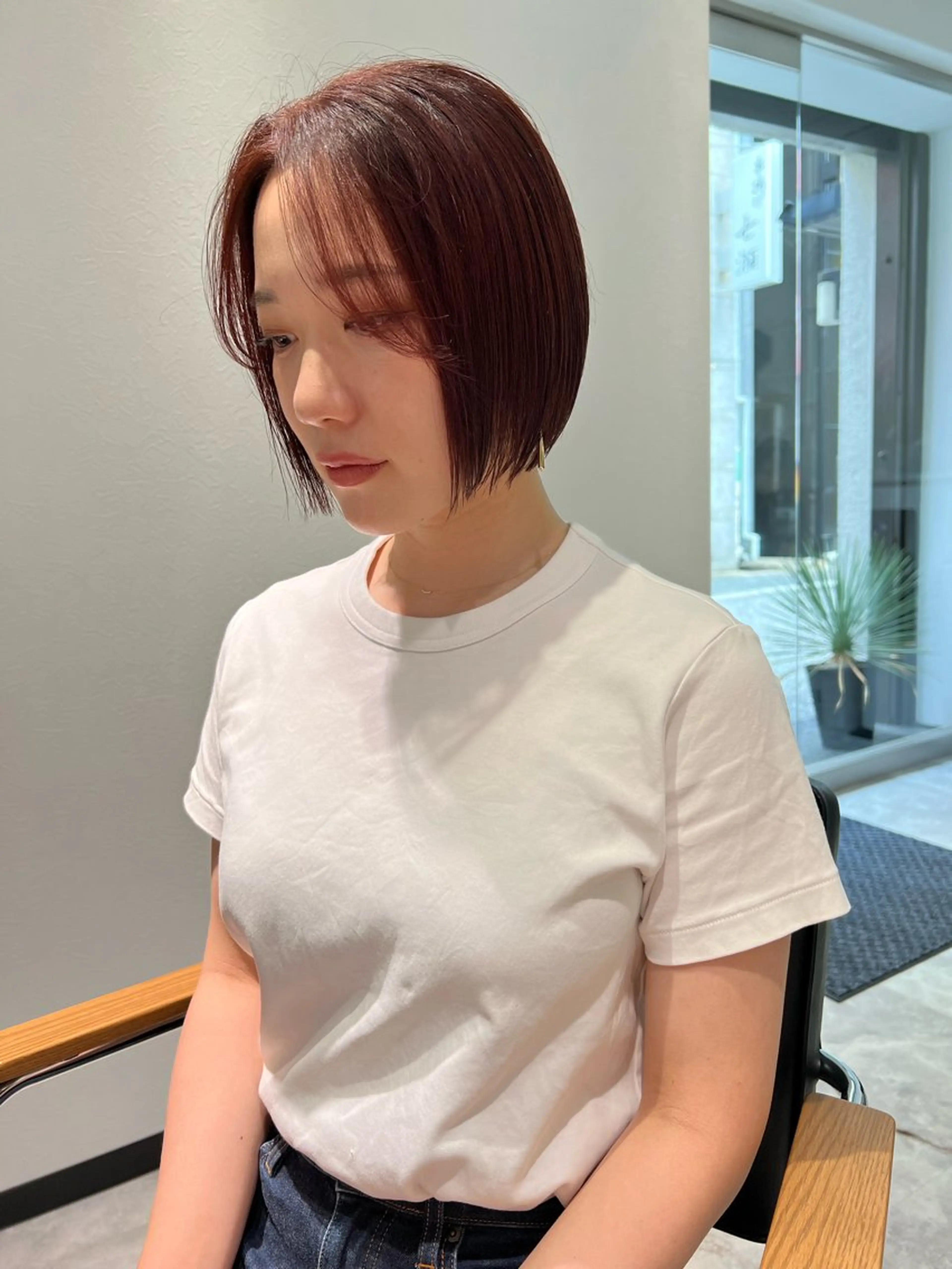 ショート カラー ヘアアレンジ ボブ 「sumi」 AMIのヘアスタイル