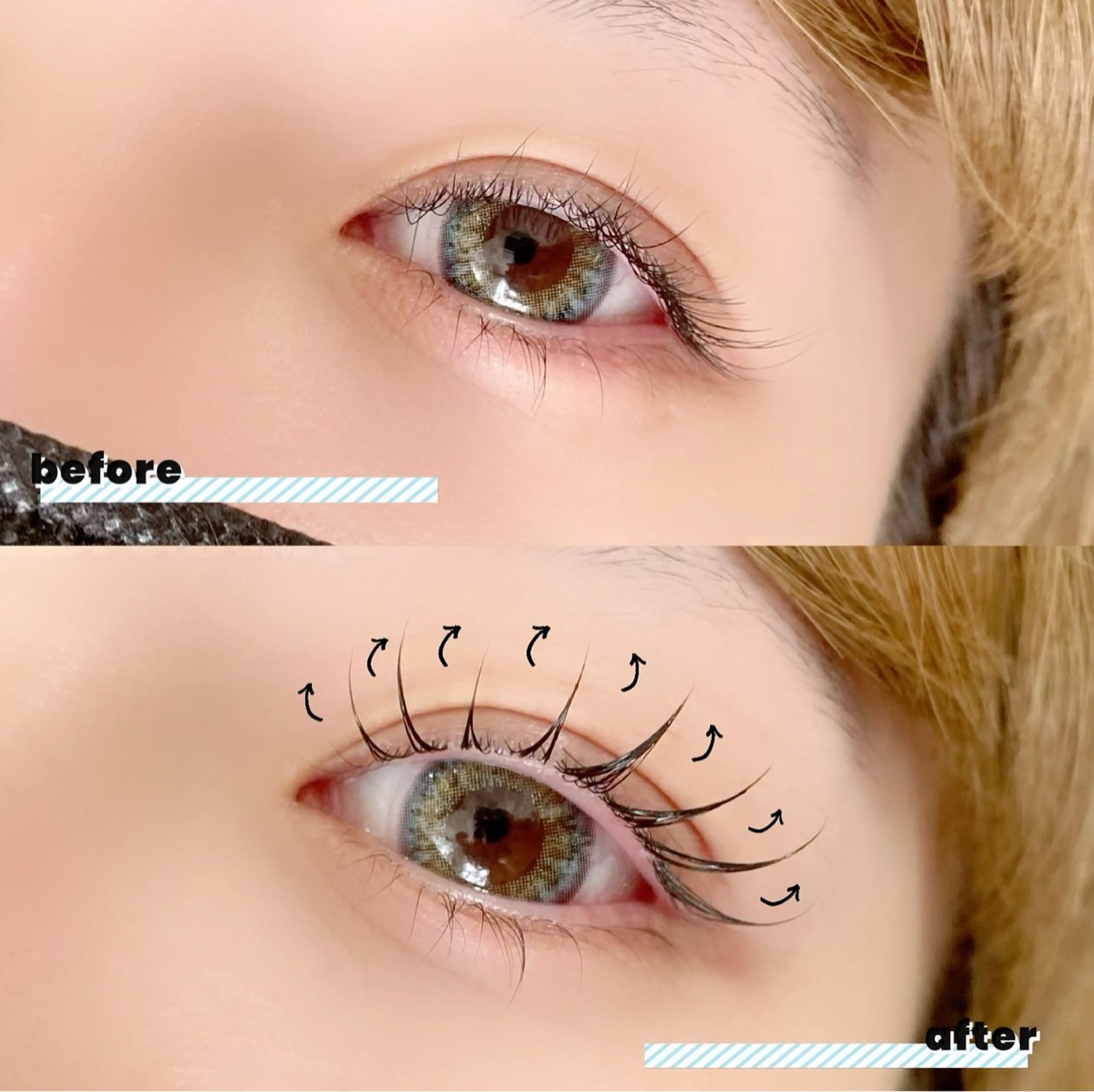 マツエク・マツパ 束感まつ毛 EYE CHARMANTのマツエク・マツパデザイン