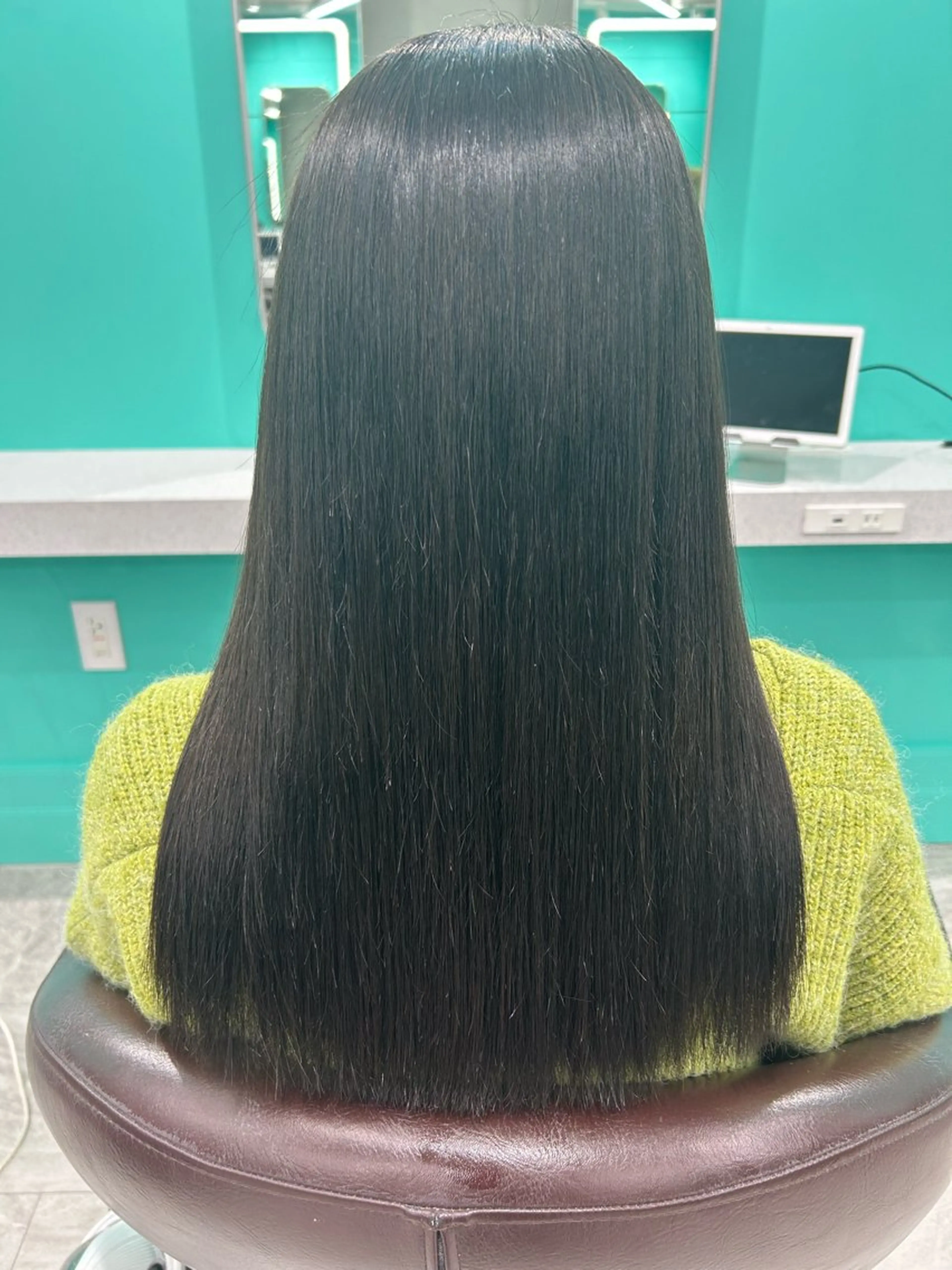 セミロング アッシュ アッシュグレー アッシュグレージュ 🌸加藤 彩🌸のヘアスタイル