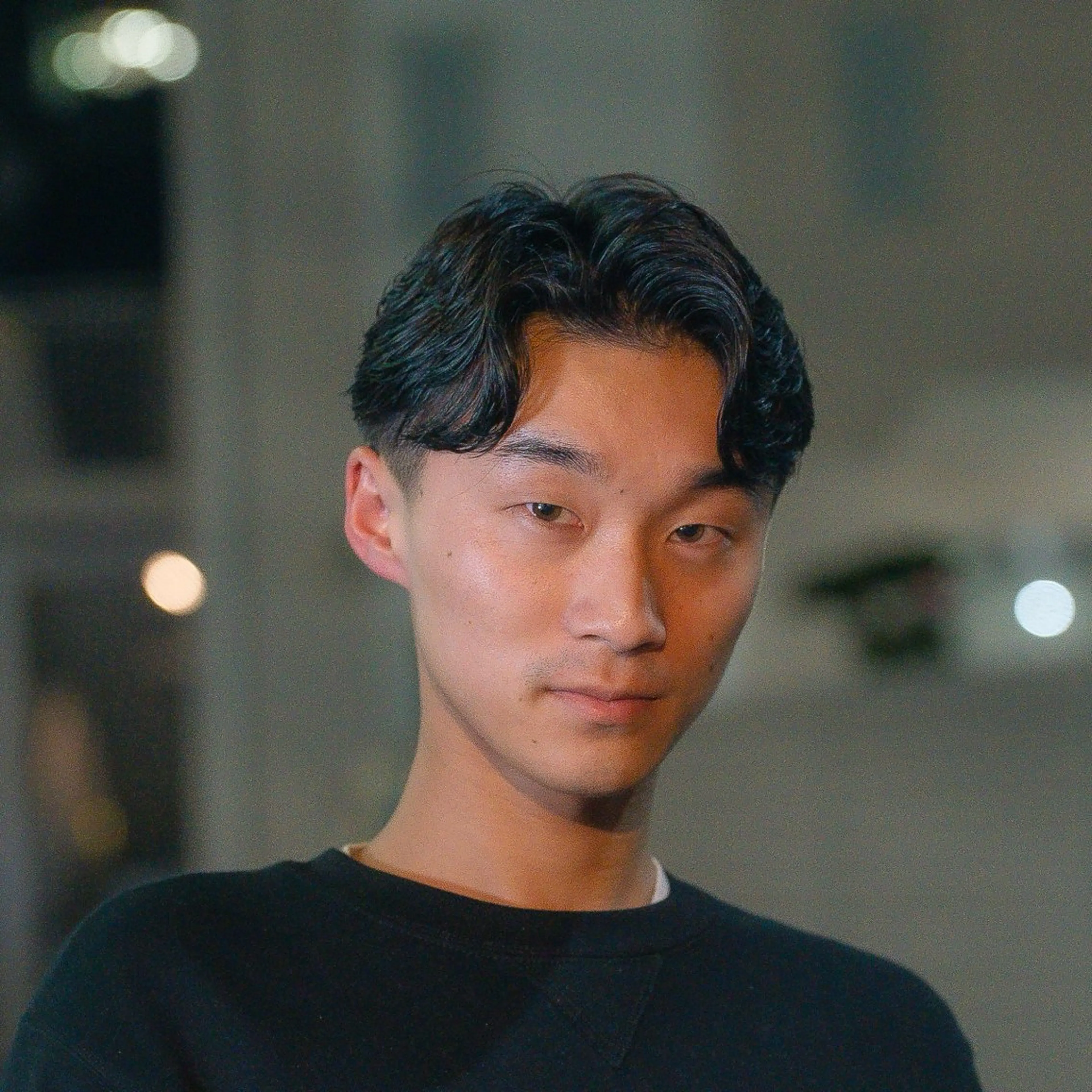 ショート カラー パーマ メンズ センターパート 🔗メンズサロン🔗 Kieのヘアスタイル