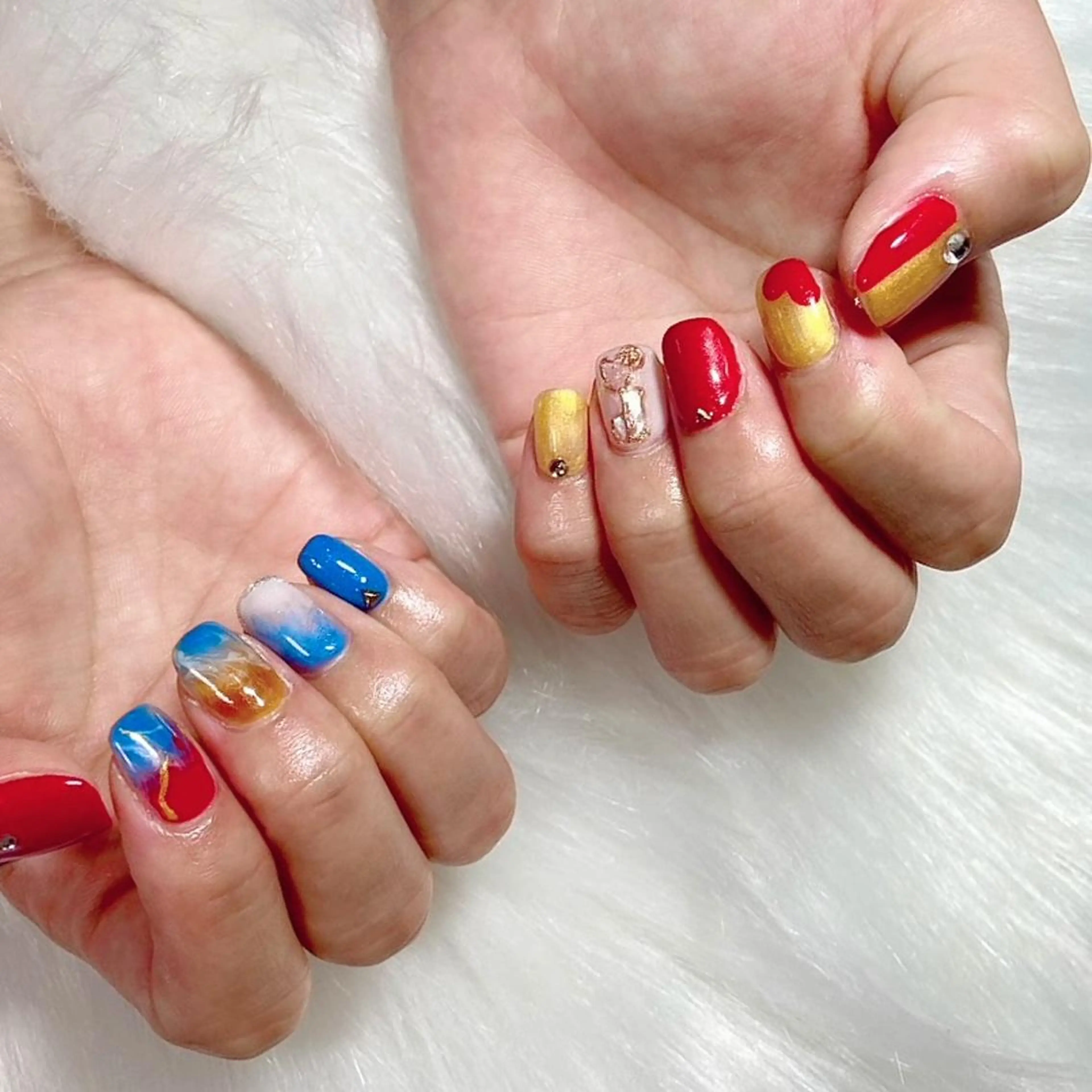 ネイル アートネイル ハンドネイル 伊藤 アップネイルのネイルデザイン