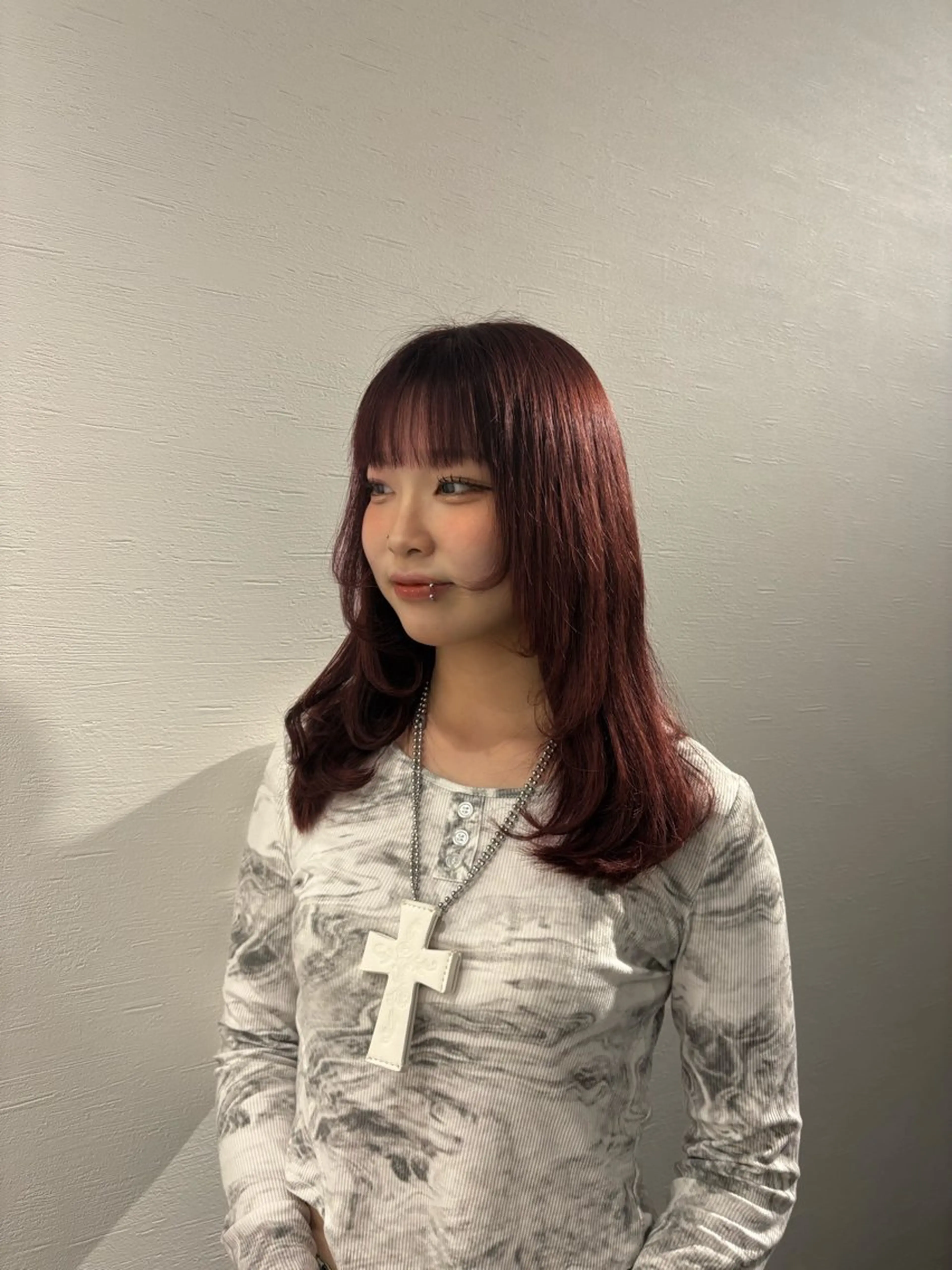 カラー 聖羅/ワンホンヘア /艶カラーのヘアスタイル