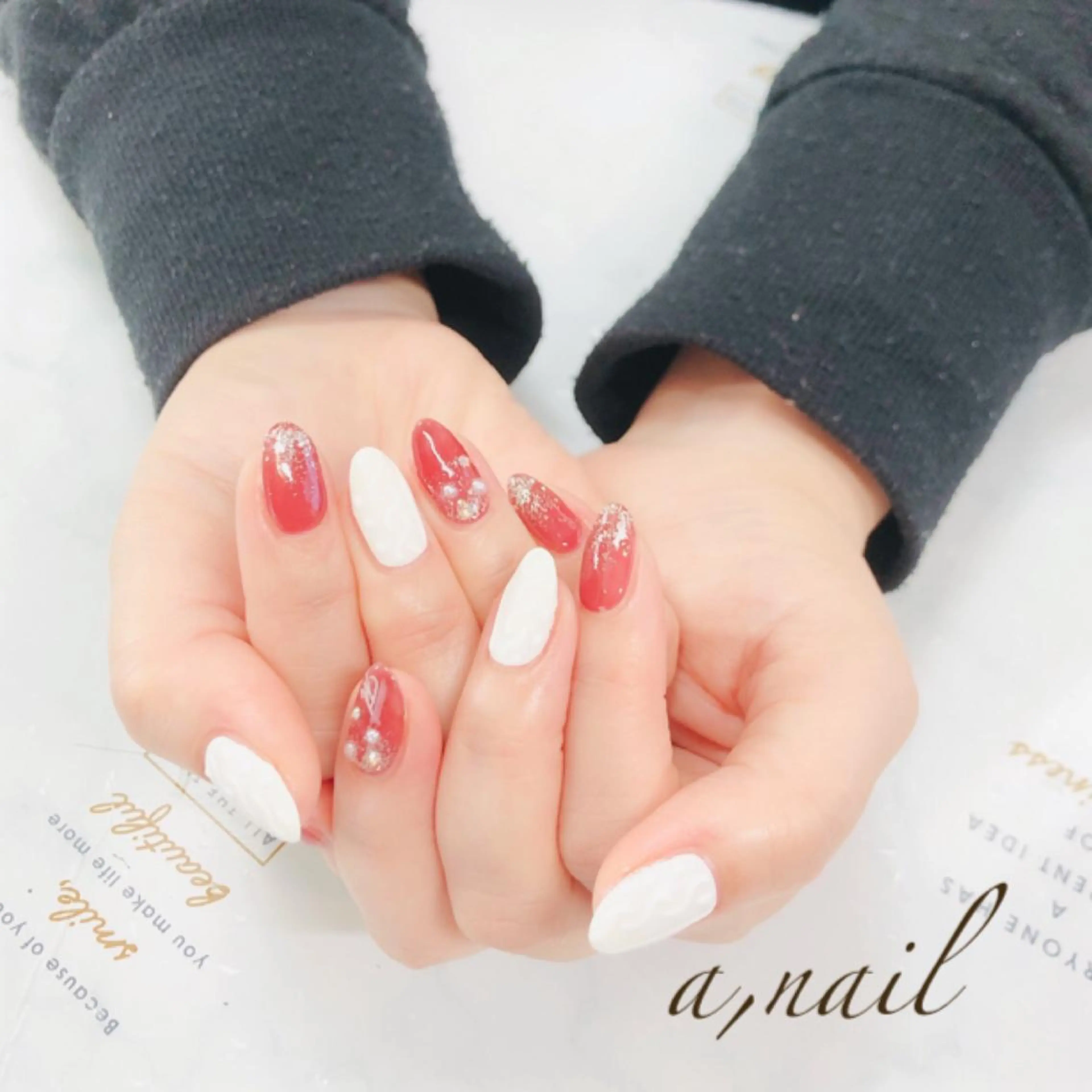 ネイル フットネイル ラメ(グリッター) マットネイル ニュアンスネイル オフィスネイル ハンドネイル ネイルサロン エーネイルのネイルデザイン