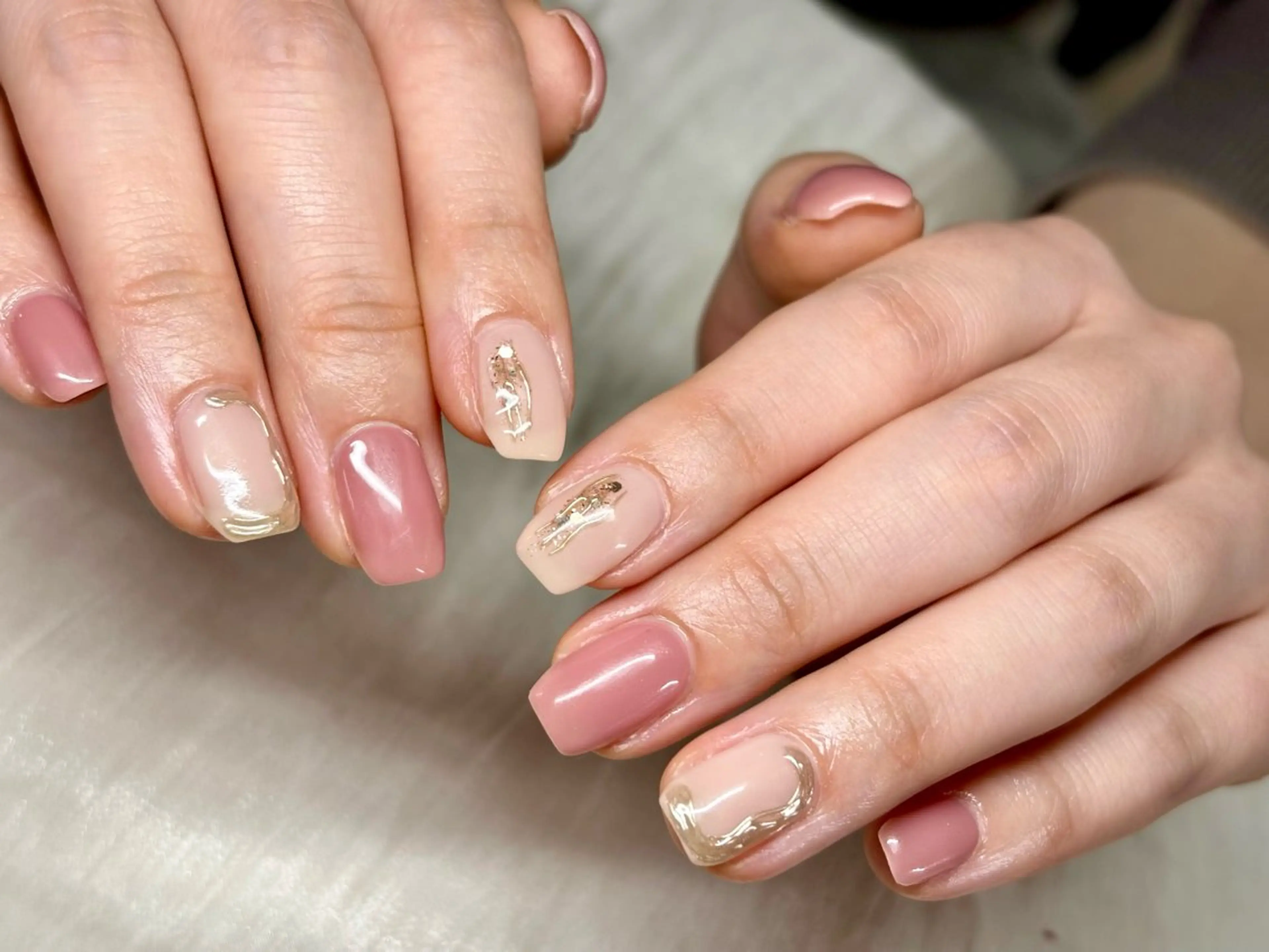 ネイル ジェルネイル ニュアンスネイル シンプルネイル ETE LUNA NAILのネイルデザイン