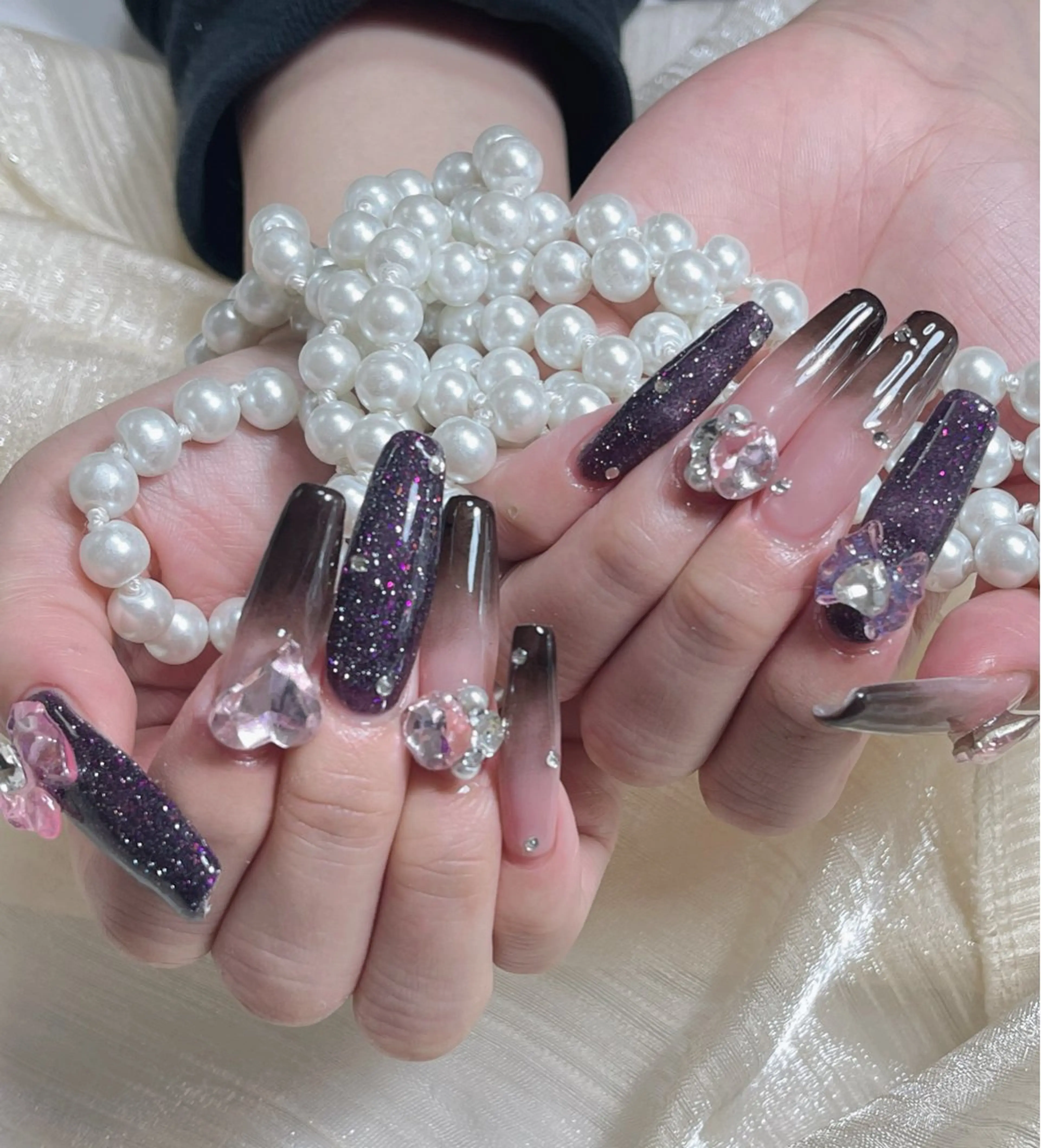 ネイル ハンドネイル 🎀ネイルサロン エクラYUI🎀のネイルデザイン