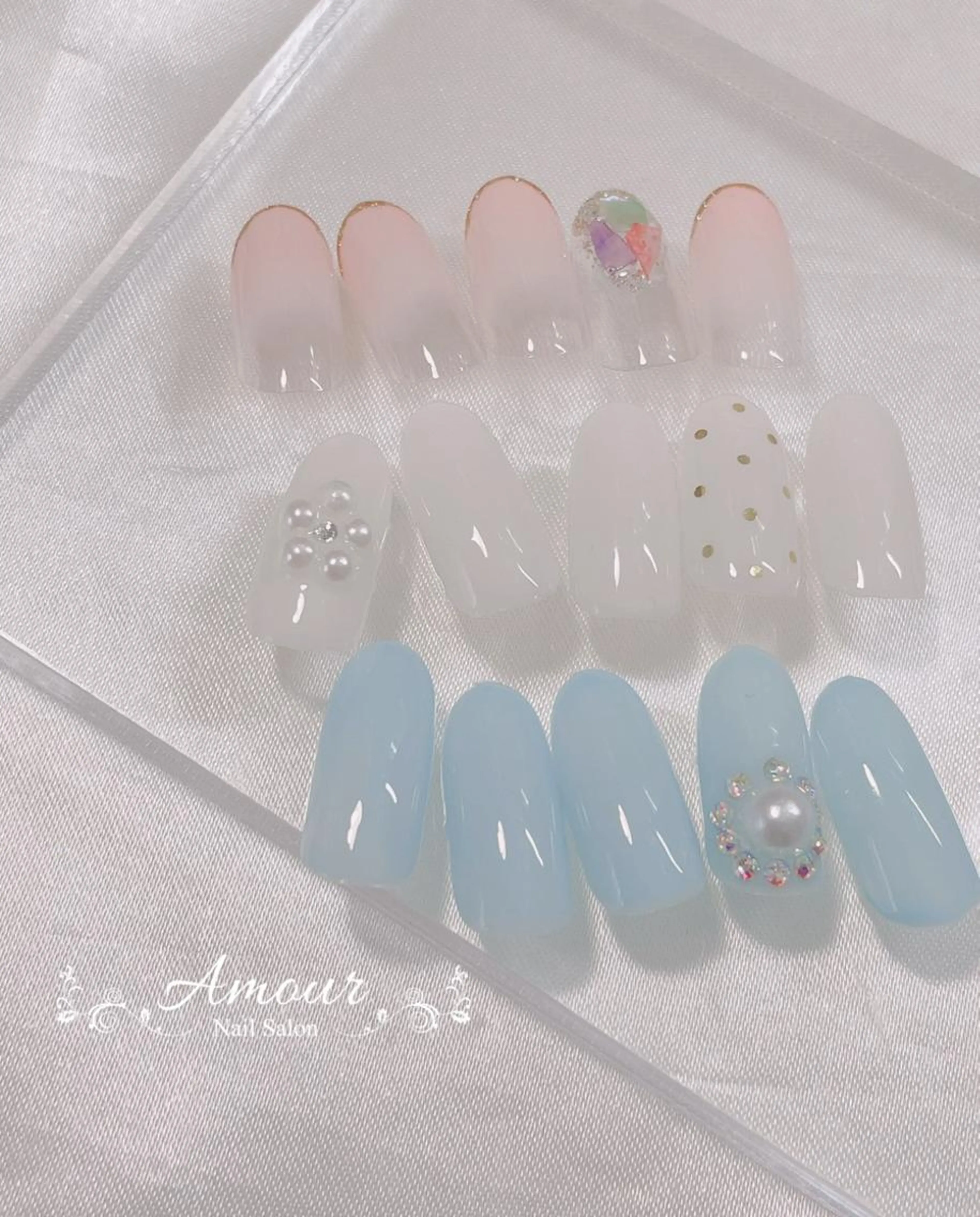 💜7月8月限定💜オフ無料🎀ジェルネイルシンプル💅の写真