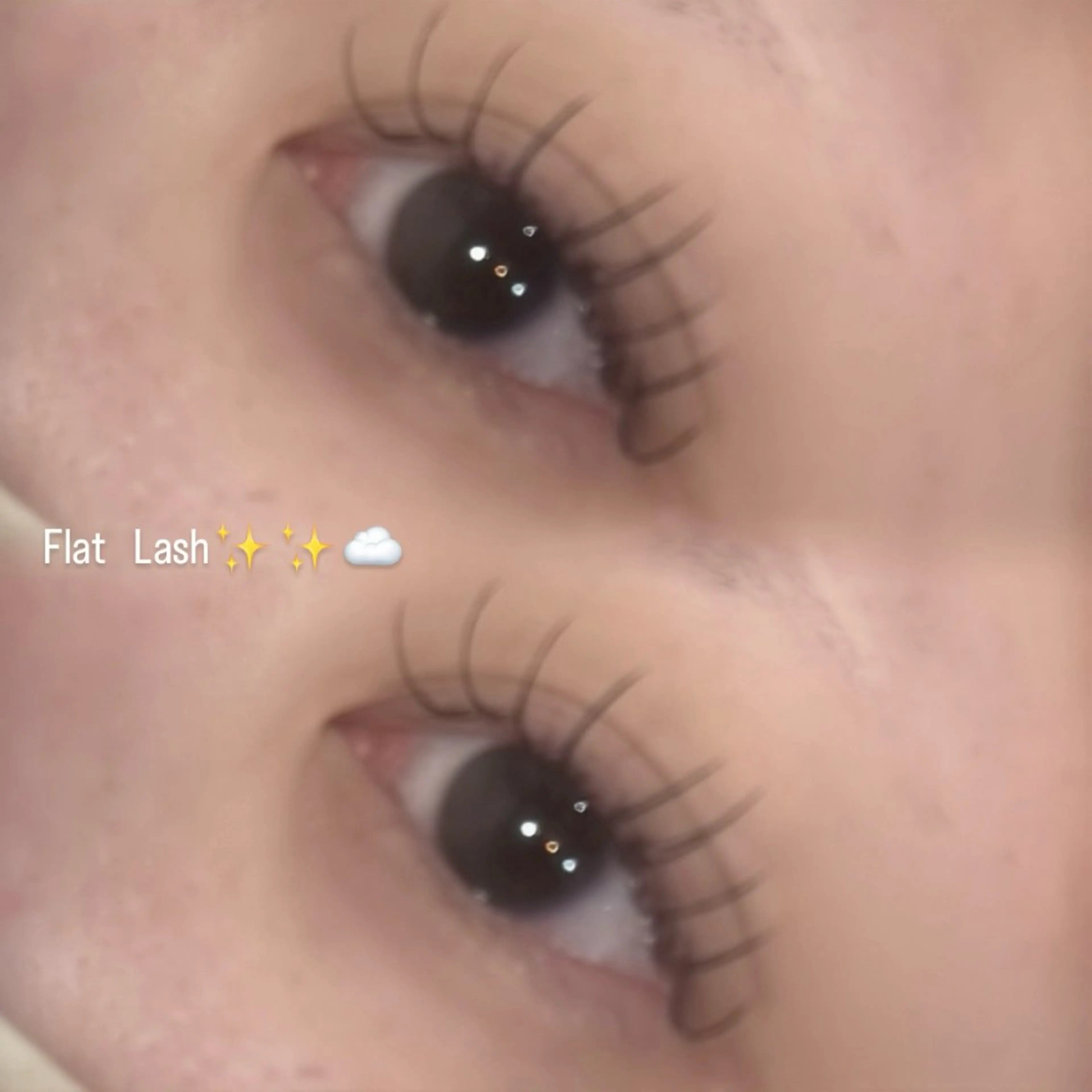 マツエク・マツパ フラットラッシュ ✨EYELA JUNA✨のマツエク・マツパデザイン