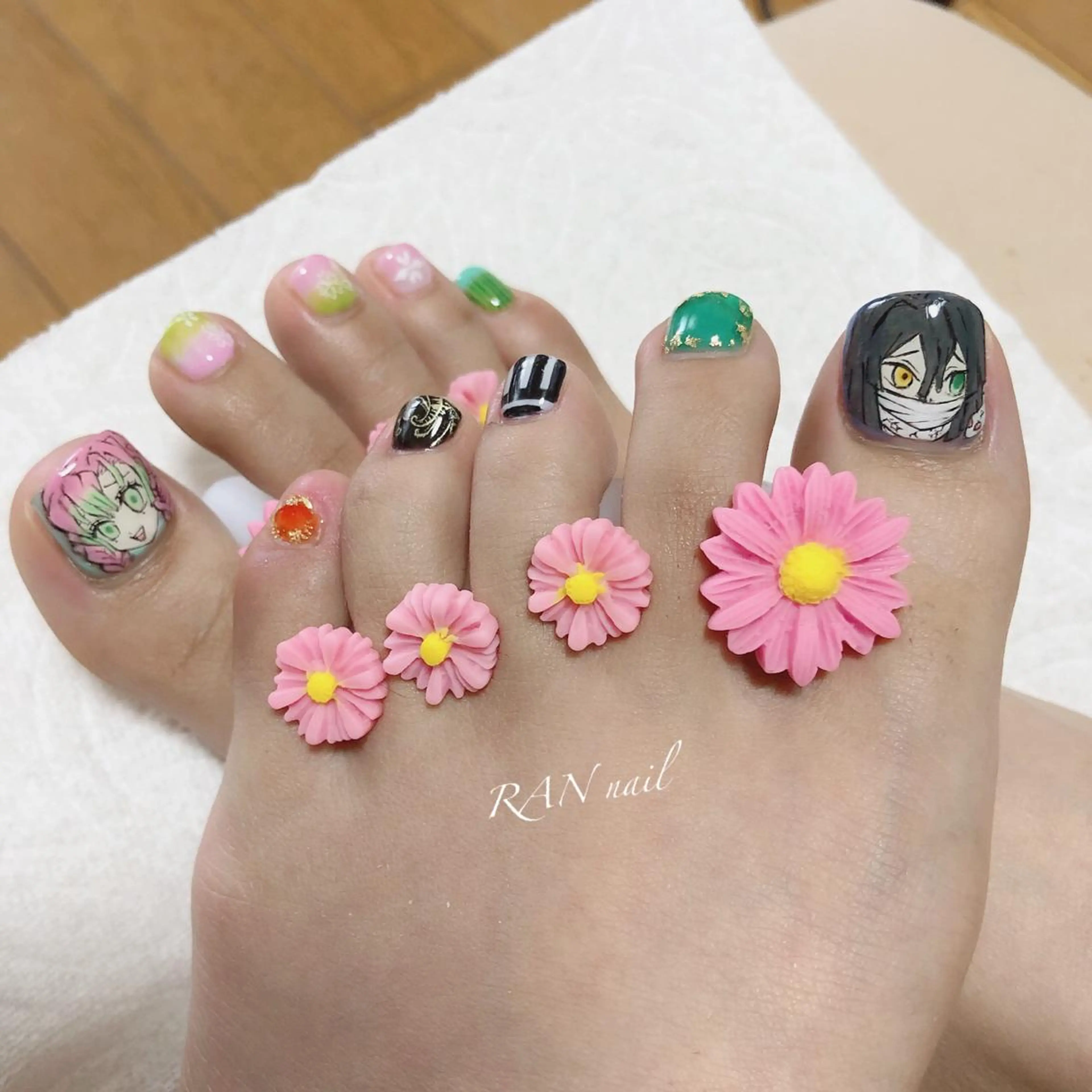 ネイル アートネイル 桜ネイル フットネイル その他(ネイル) RAN nail 〜ランネイル〜所属・RAN nailのネイルデザイン