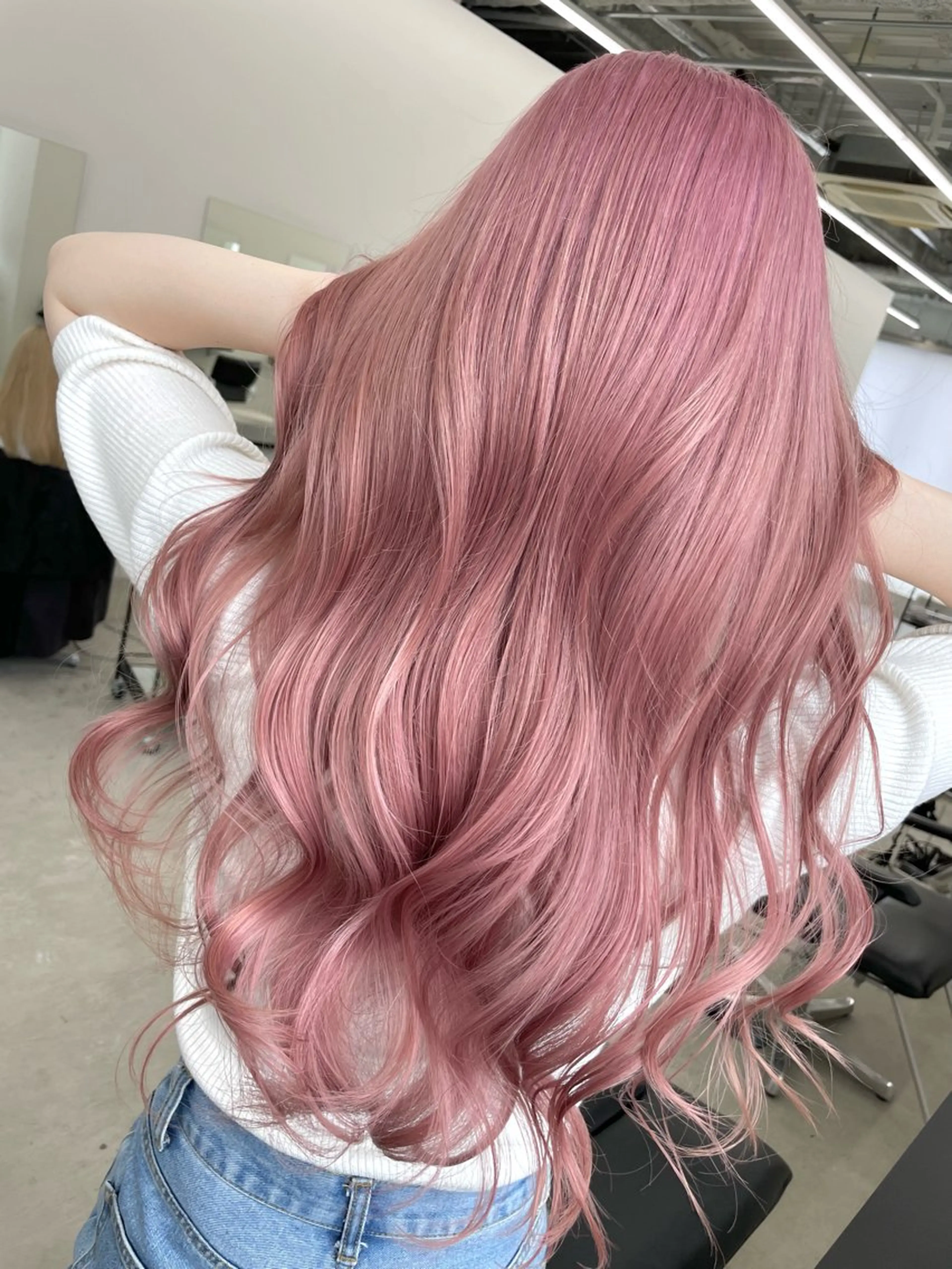 カラー ヘアカラー Asami/名古屋/ ハイトーン/デザインのヘアスタイル