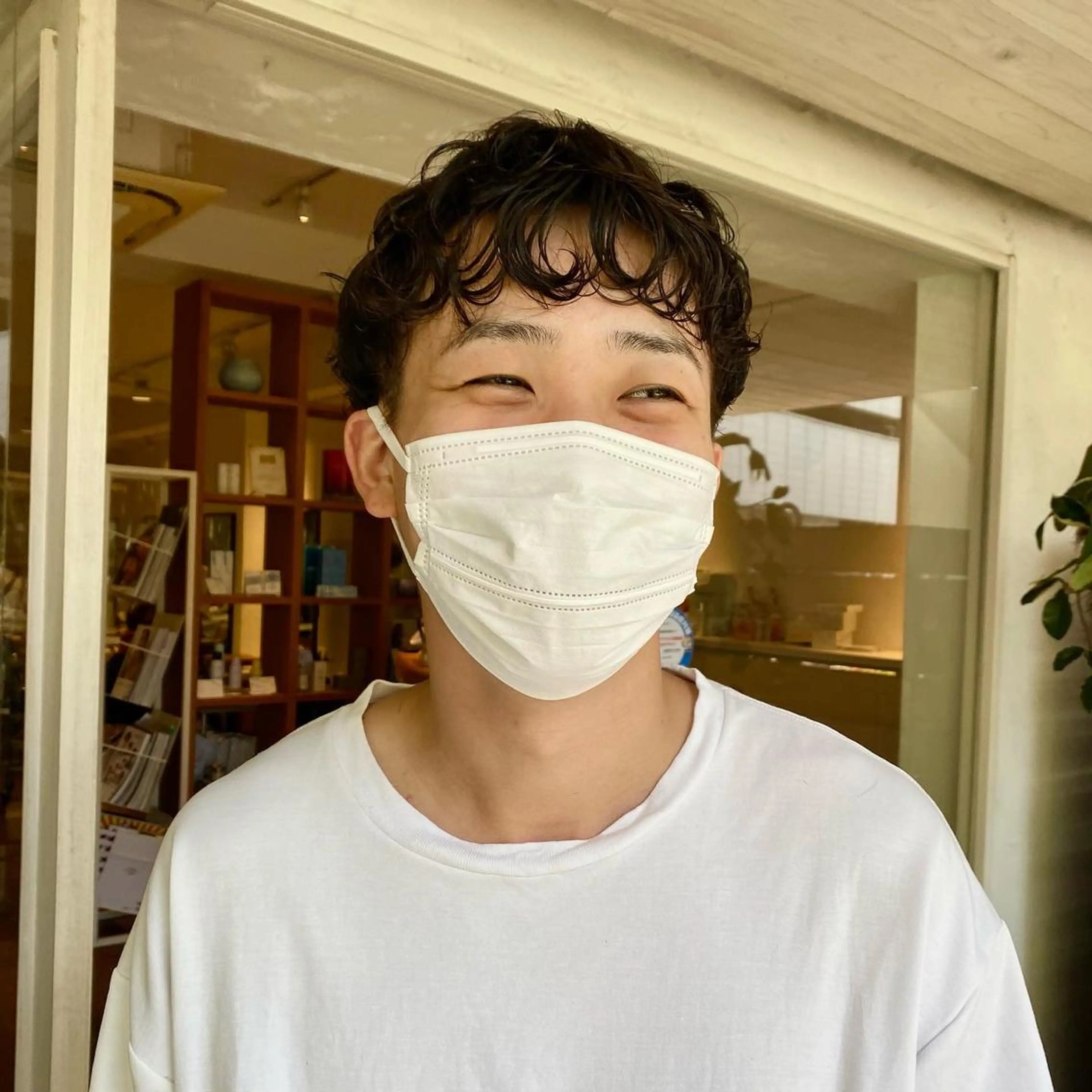 パーマ メンズ カット パーマ トリートメント BELLA阿部野 TOMOMIのヘアスタイル