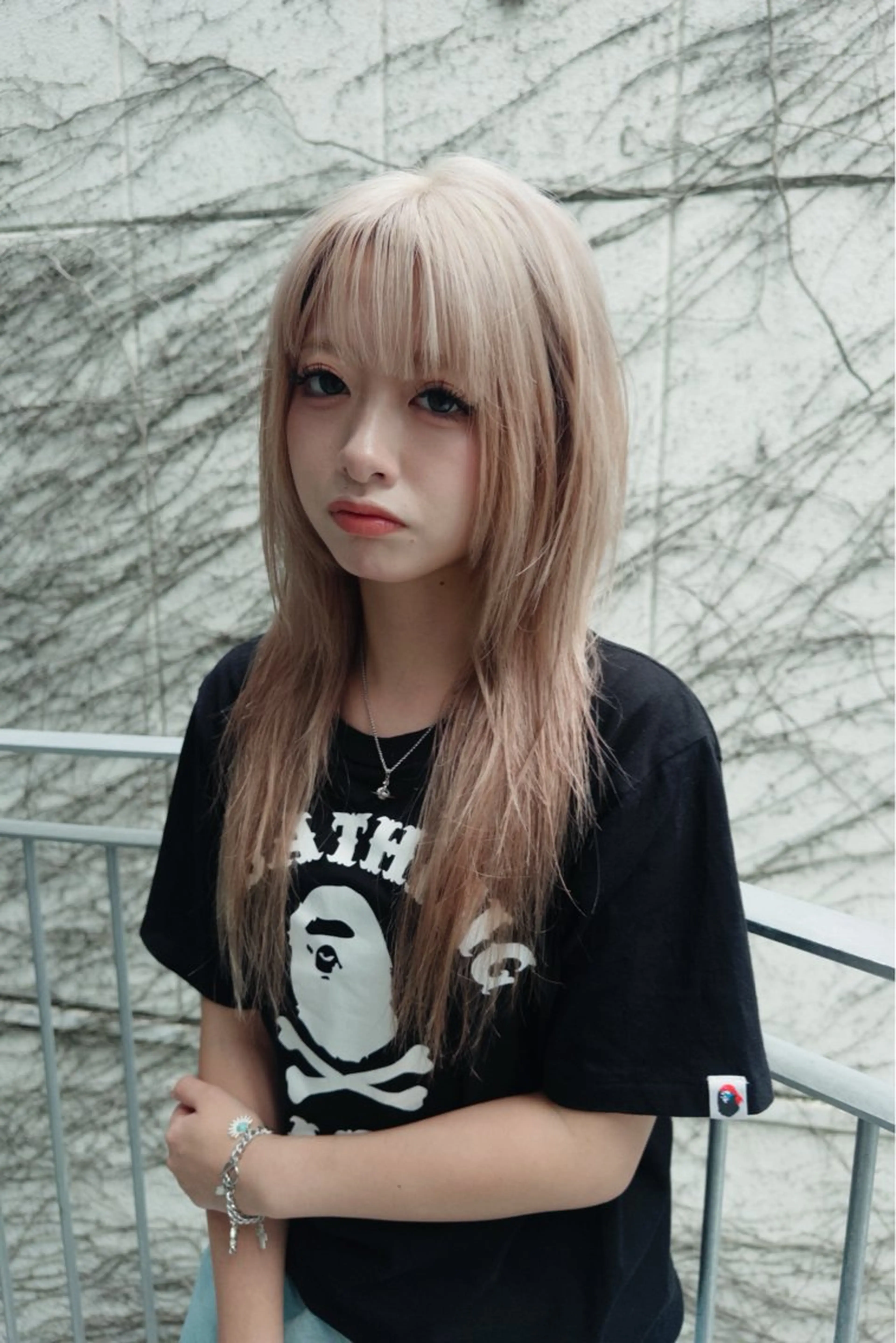 セミロング カラー ヘアカラー トリートメント ケアブリーチ特化✨/ 艶カラー/エクステのヘアスタイル