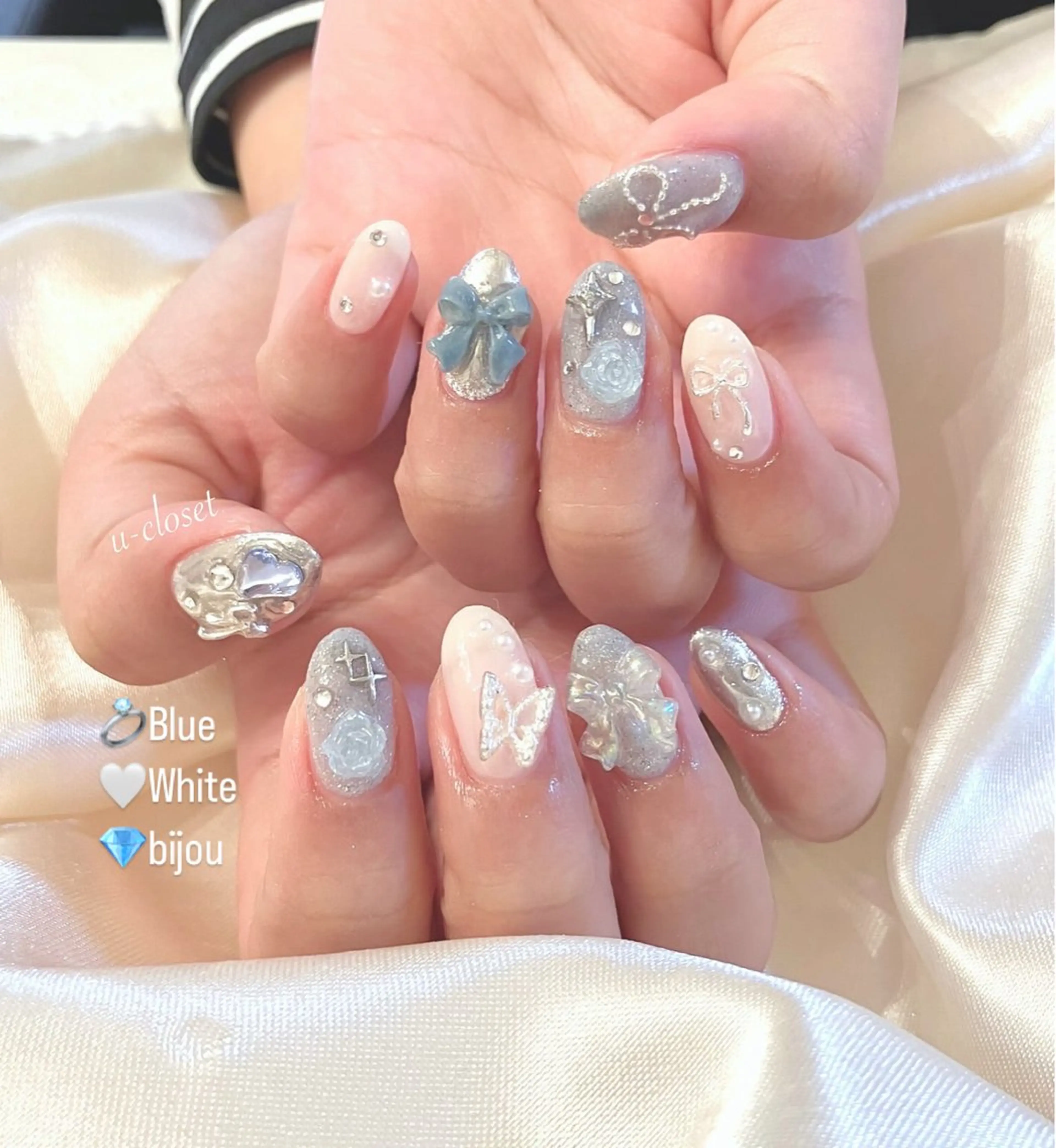 ネイル ハンドネイル u closetのネイルデザイン
