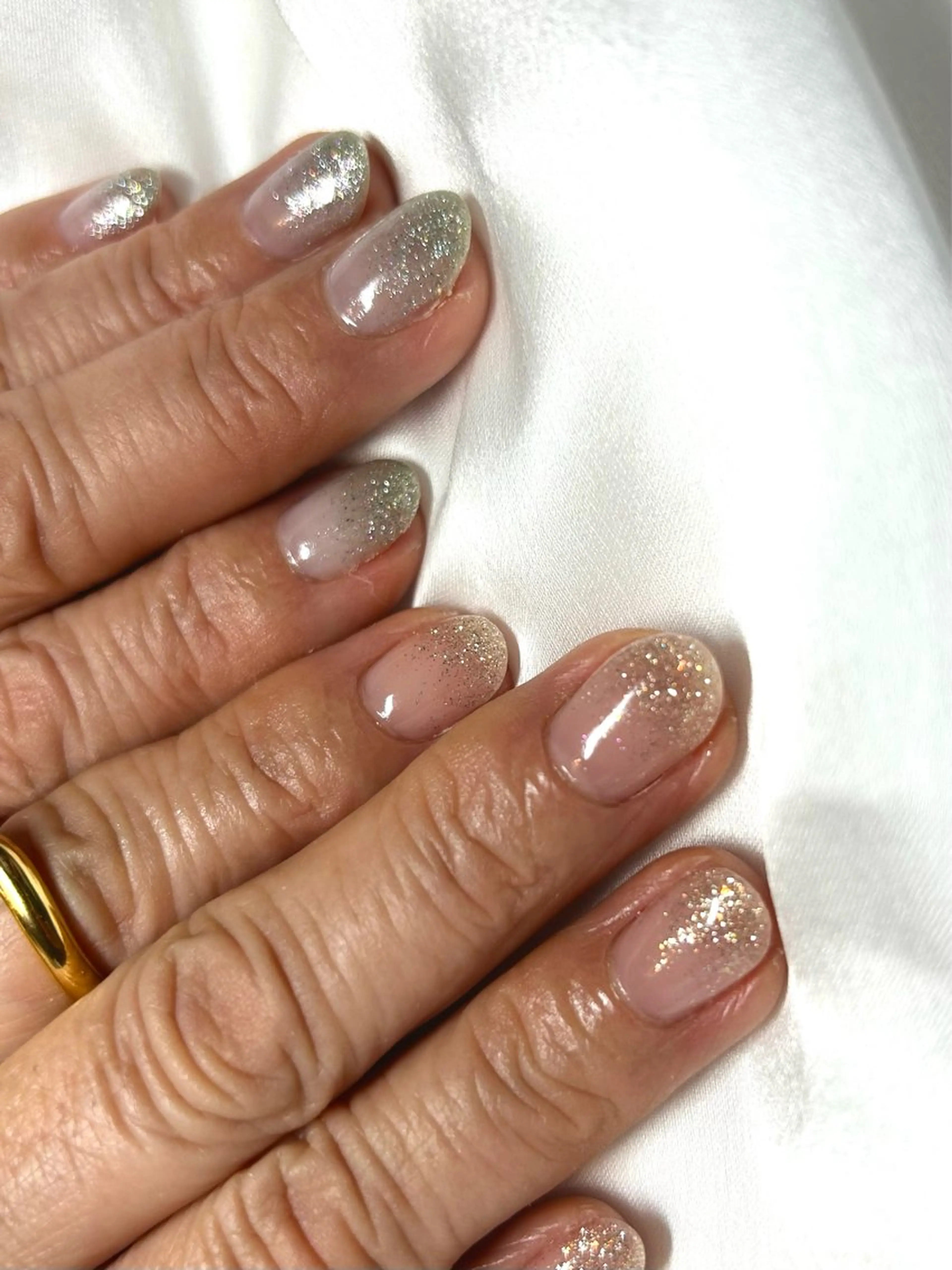 ネイル ラメ(グリッター) ハンドネイル yuko （ネイリスト）のネイルデザイン