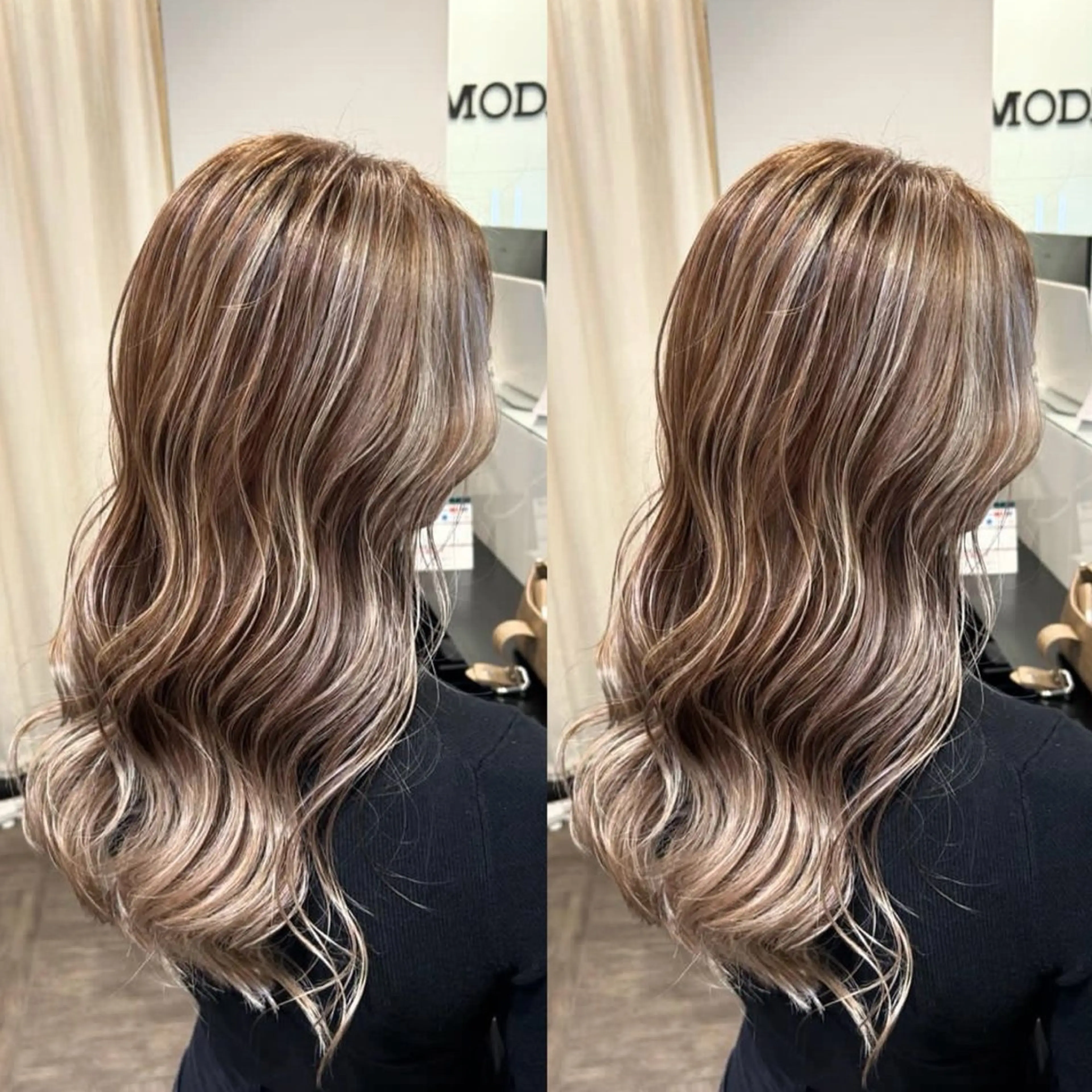 セミロング カラー 【カラー指名No 1✨】HIBIKIのヘアスタイル