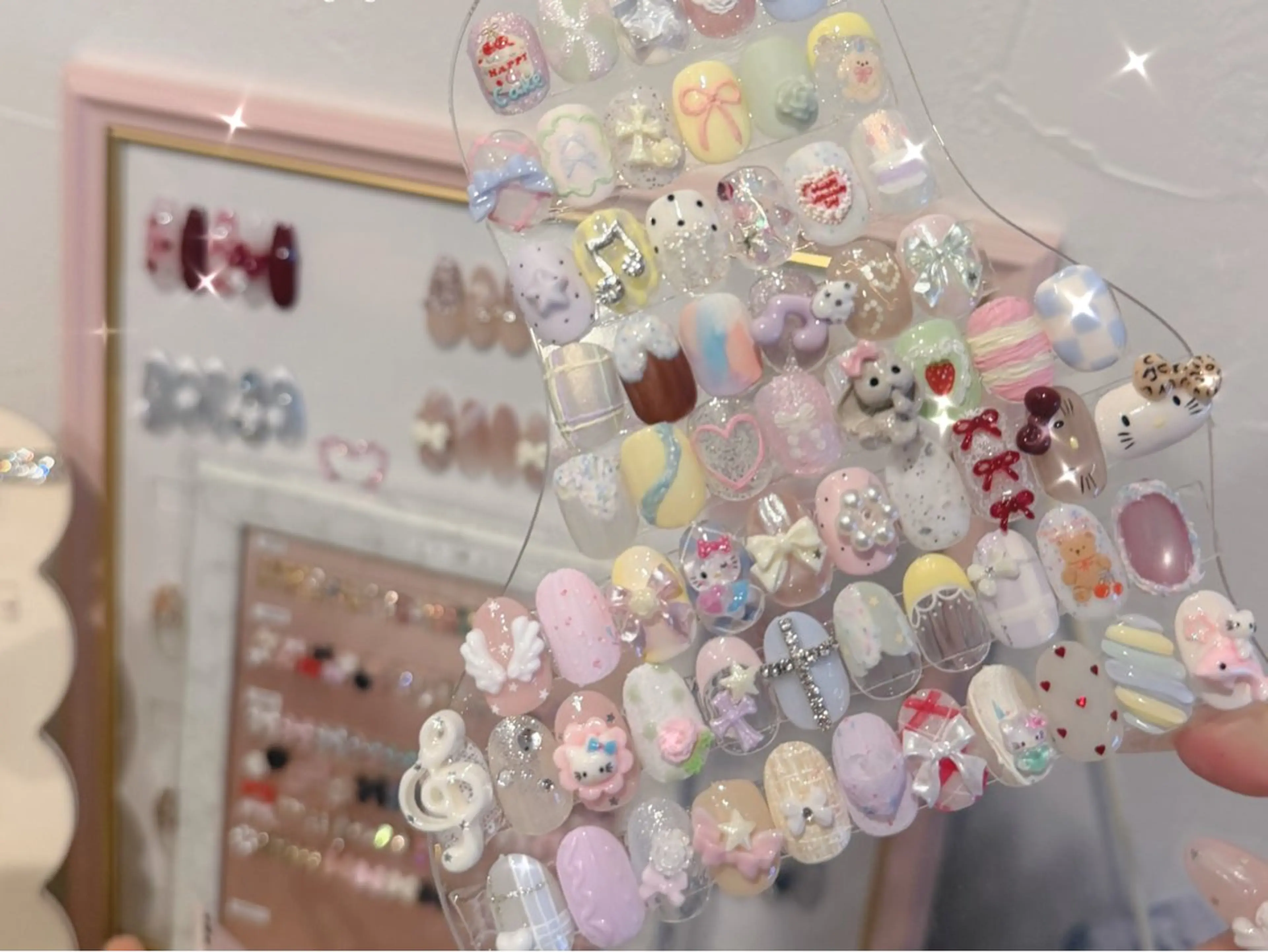 ネイル ハンドネイル coco.nail/ y2k/ワンホンのネイルデザイン