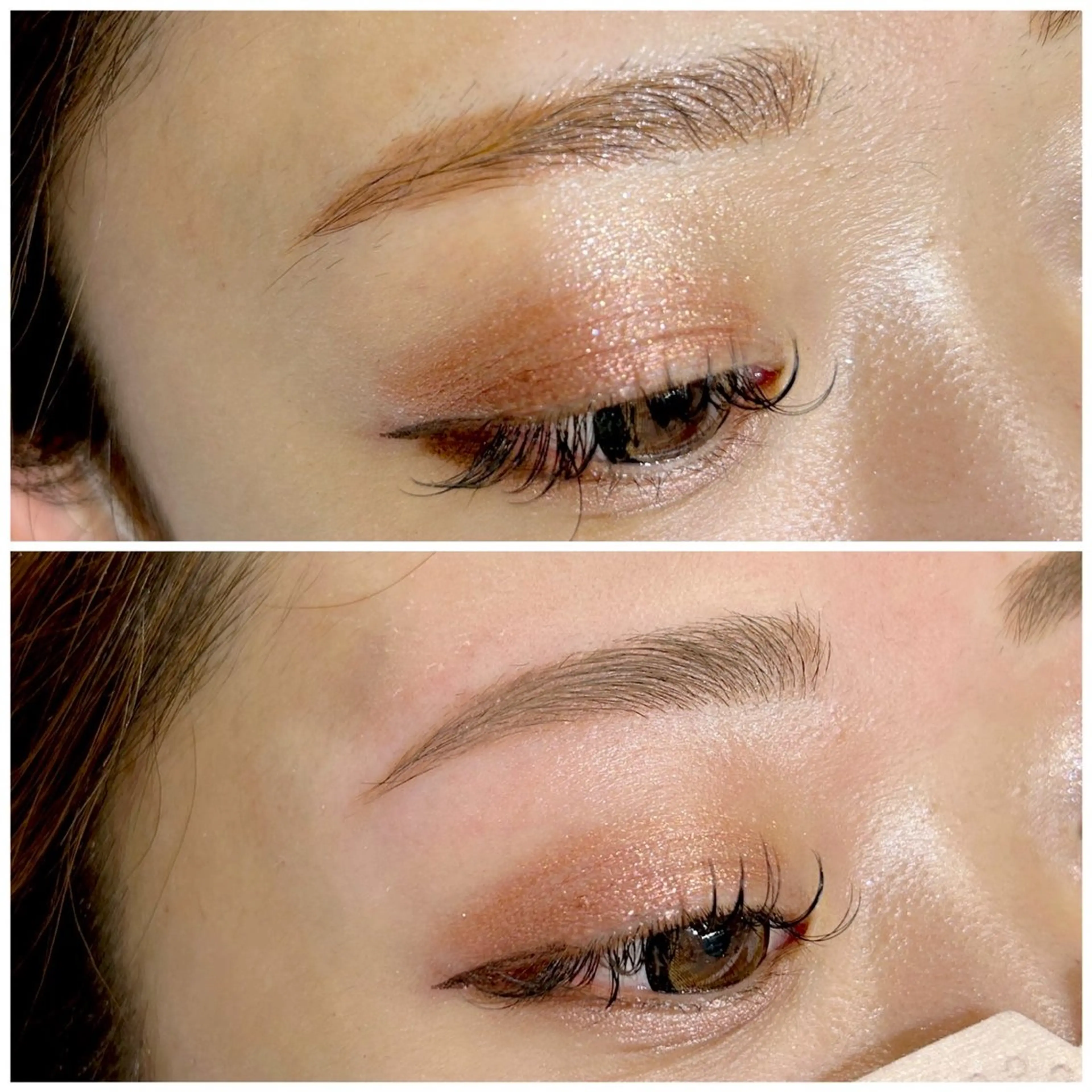 アイブロウ HINA🎀韓国ヘア エクステ/小顔カットのヘアスタイル