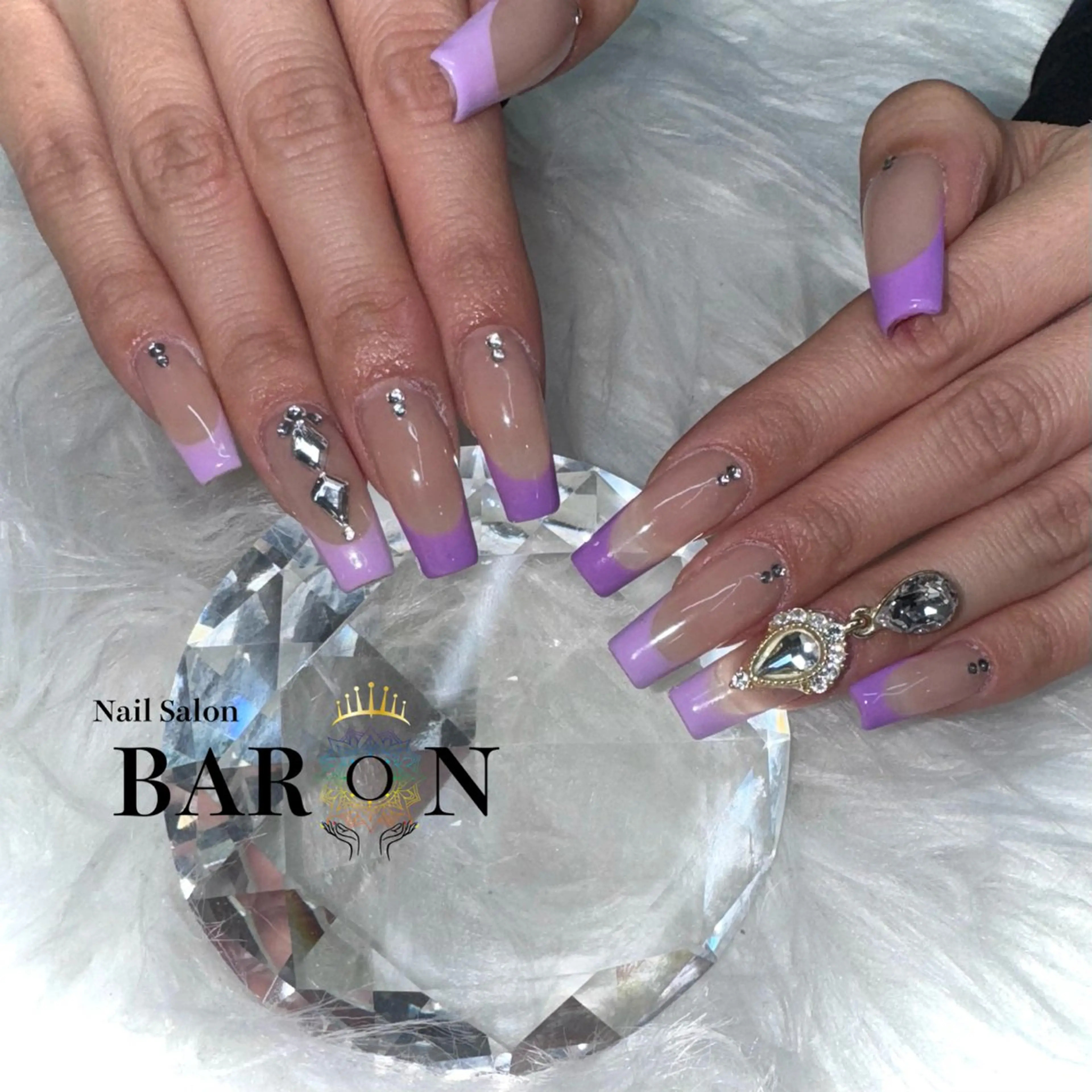 ネイル 持ち込み スカルプネイル ♛BARON♛ YURAのネイルデザイン