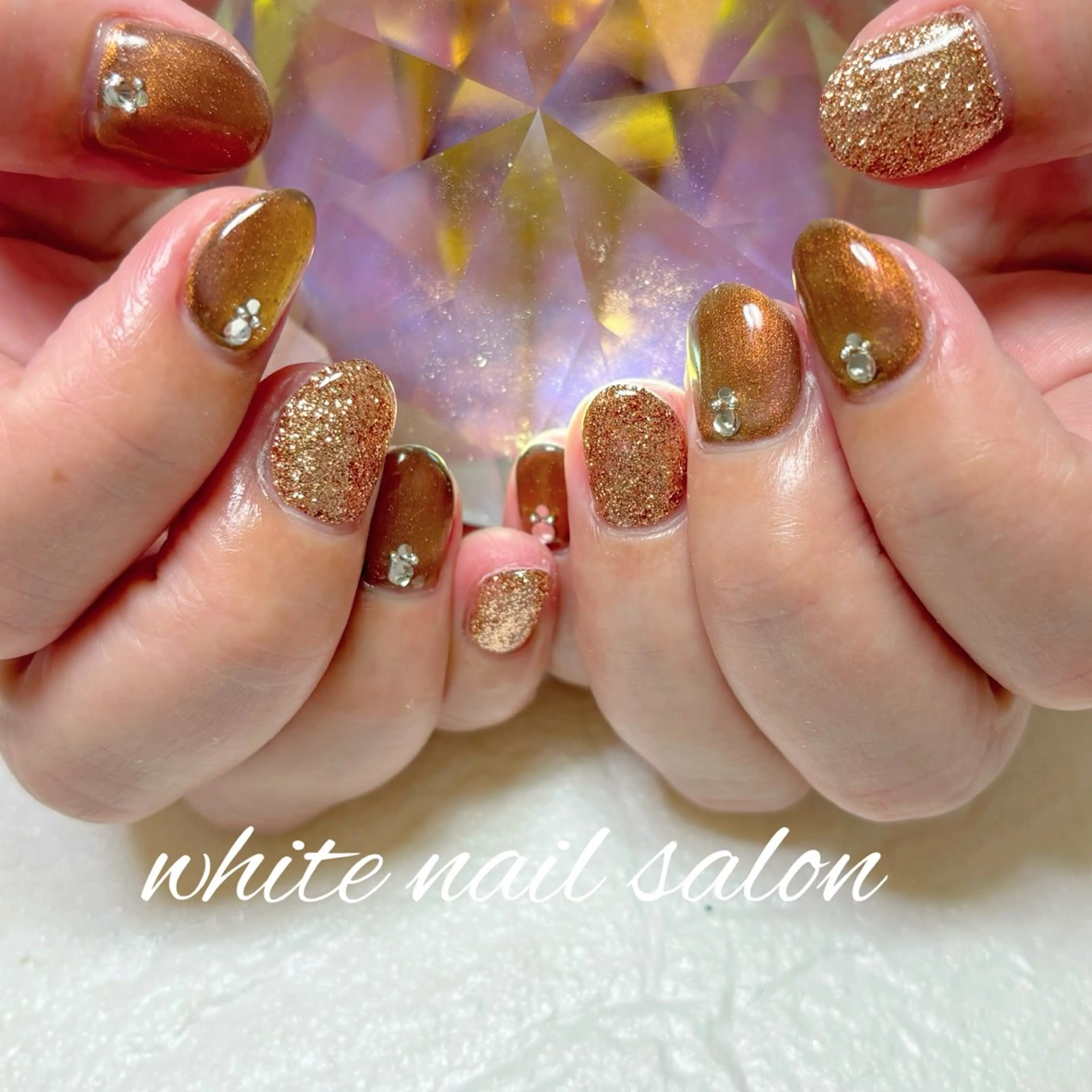 ネイル フットネイル 持ち込み ハンドネイル white nail salonのネイルデザイン