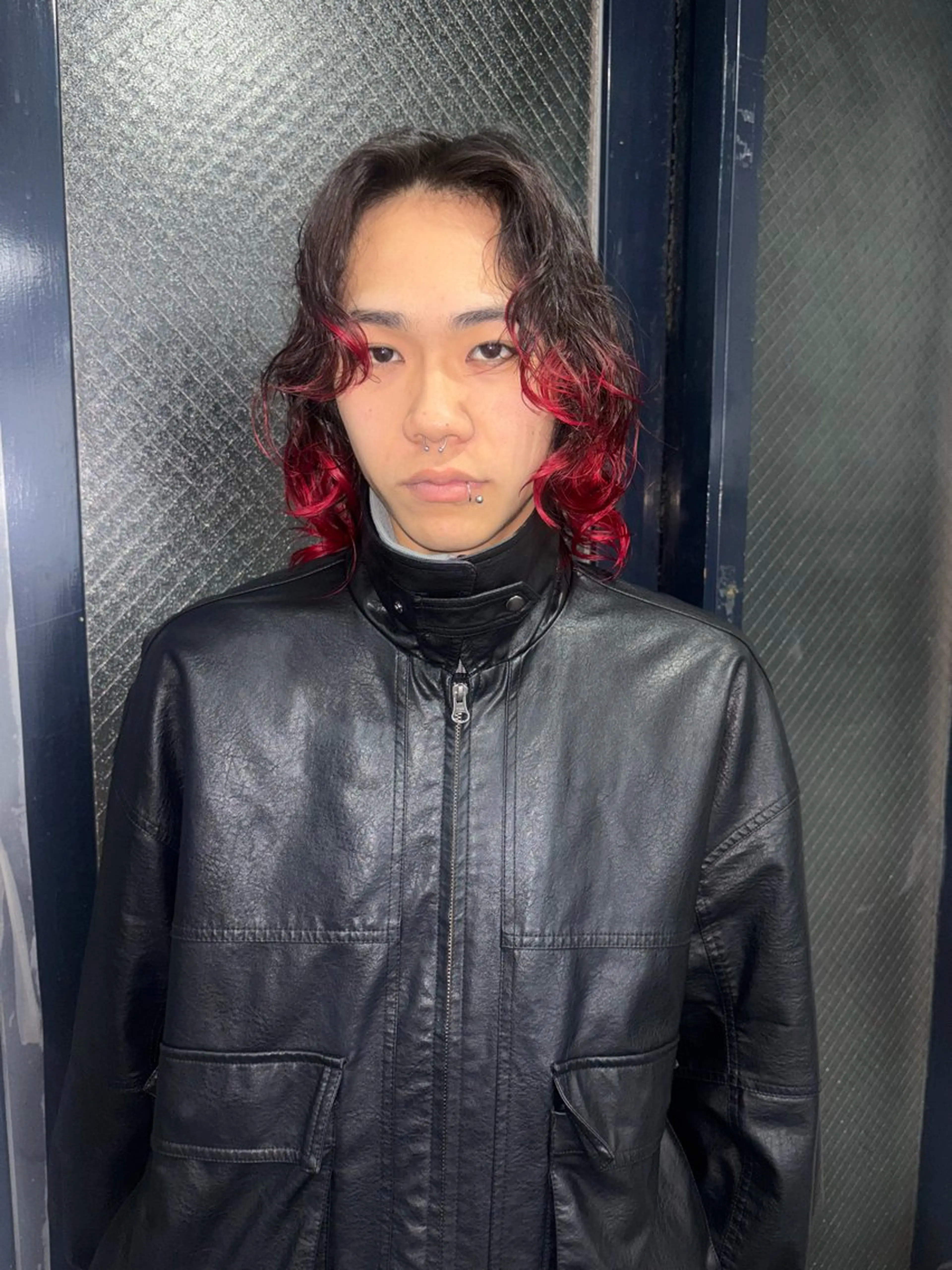 カラー パーマ メンズ ⭐︎ハイトーン /レイヤー✩momoのヘアスタイル