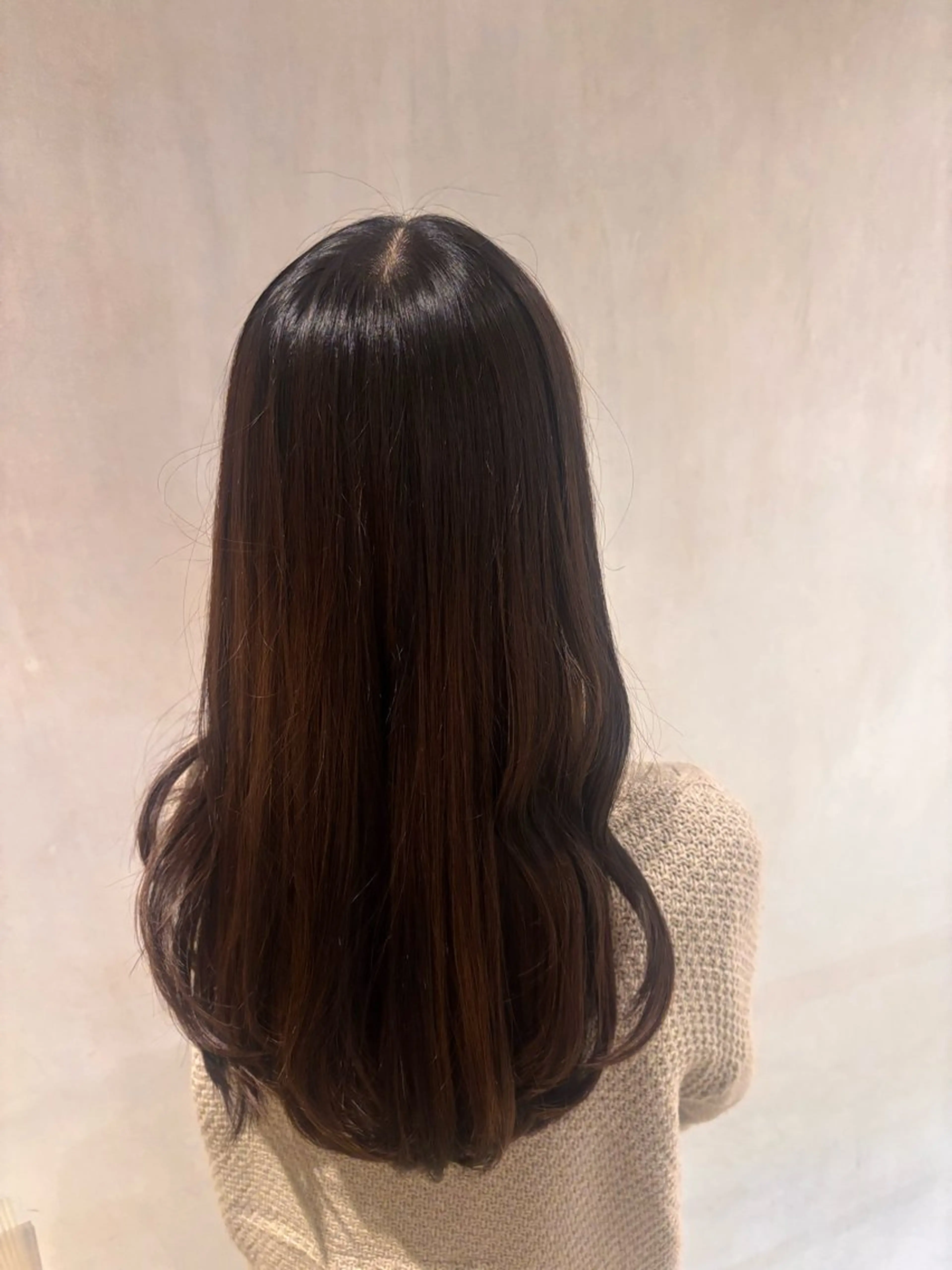 ロング レイヤーカット アノン /本山美容院のヘアスタイル