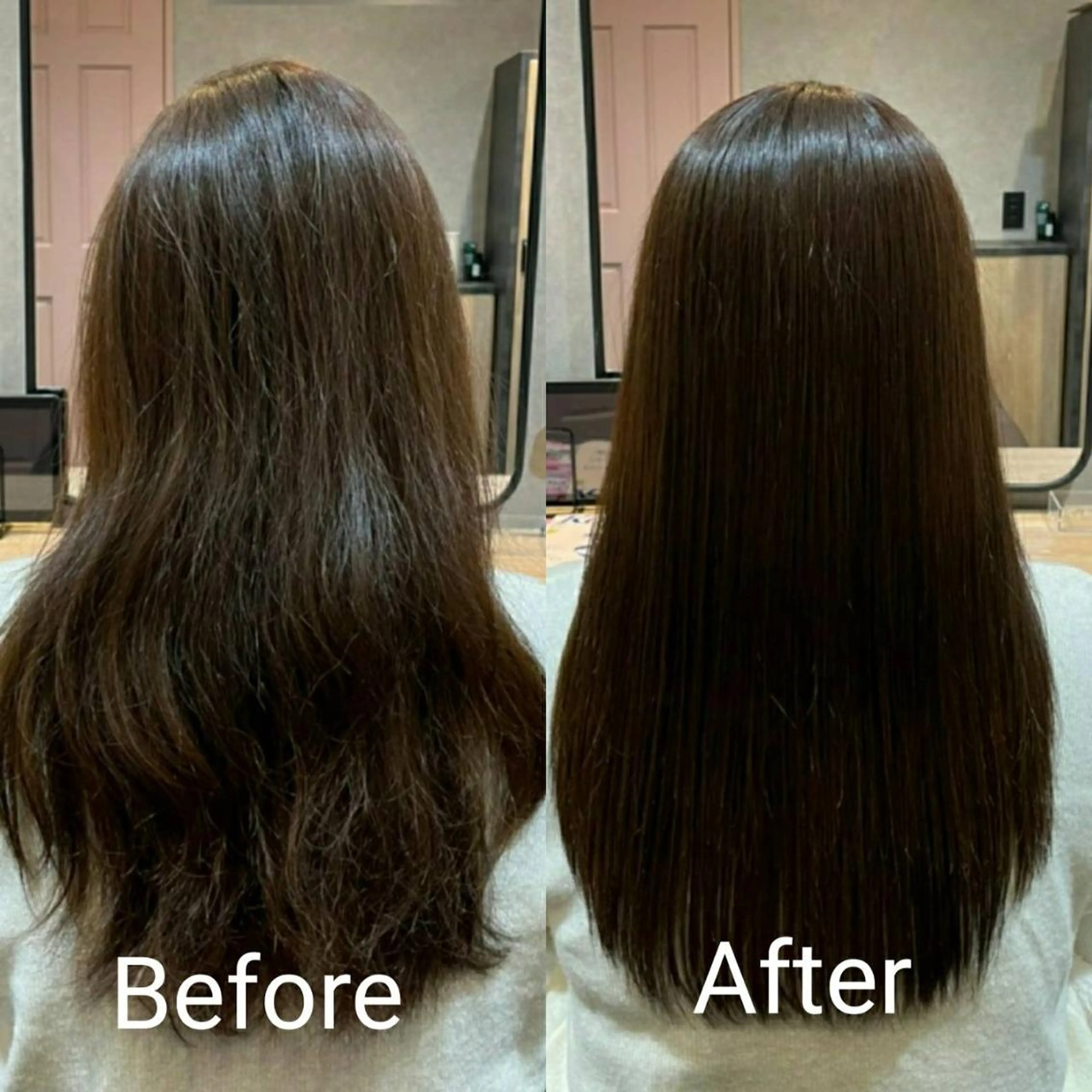 ダメージ補修を同時に行うヘアカラー💪✨カラーケア✨の写真