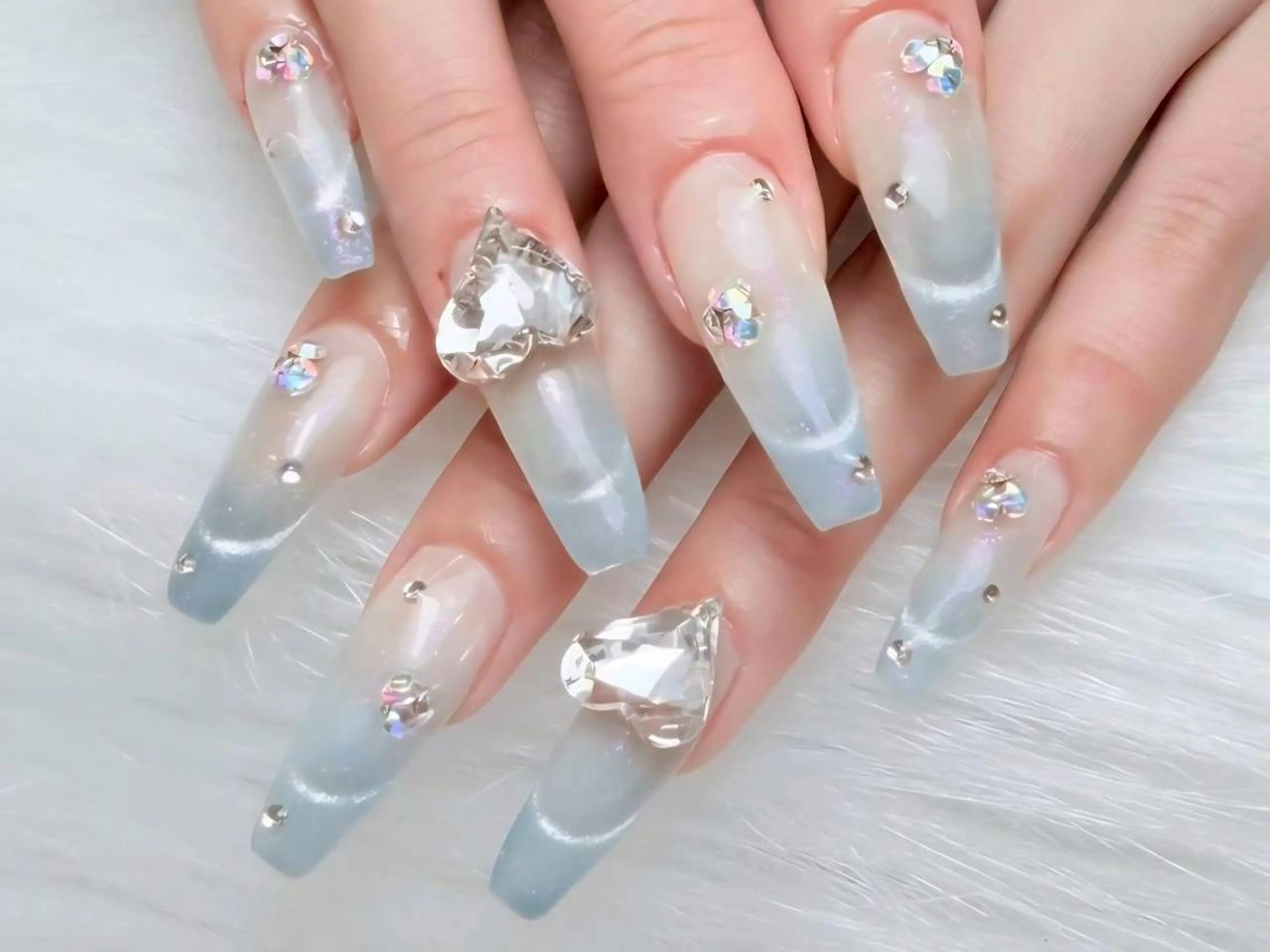 ネイル ジェルネイル 韓国ネイル マグネットネイル 持ち込み オフィスネイル ハンドネイル Nails by AN.*✧のネイルデザイン
