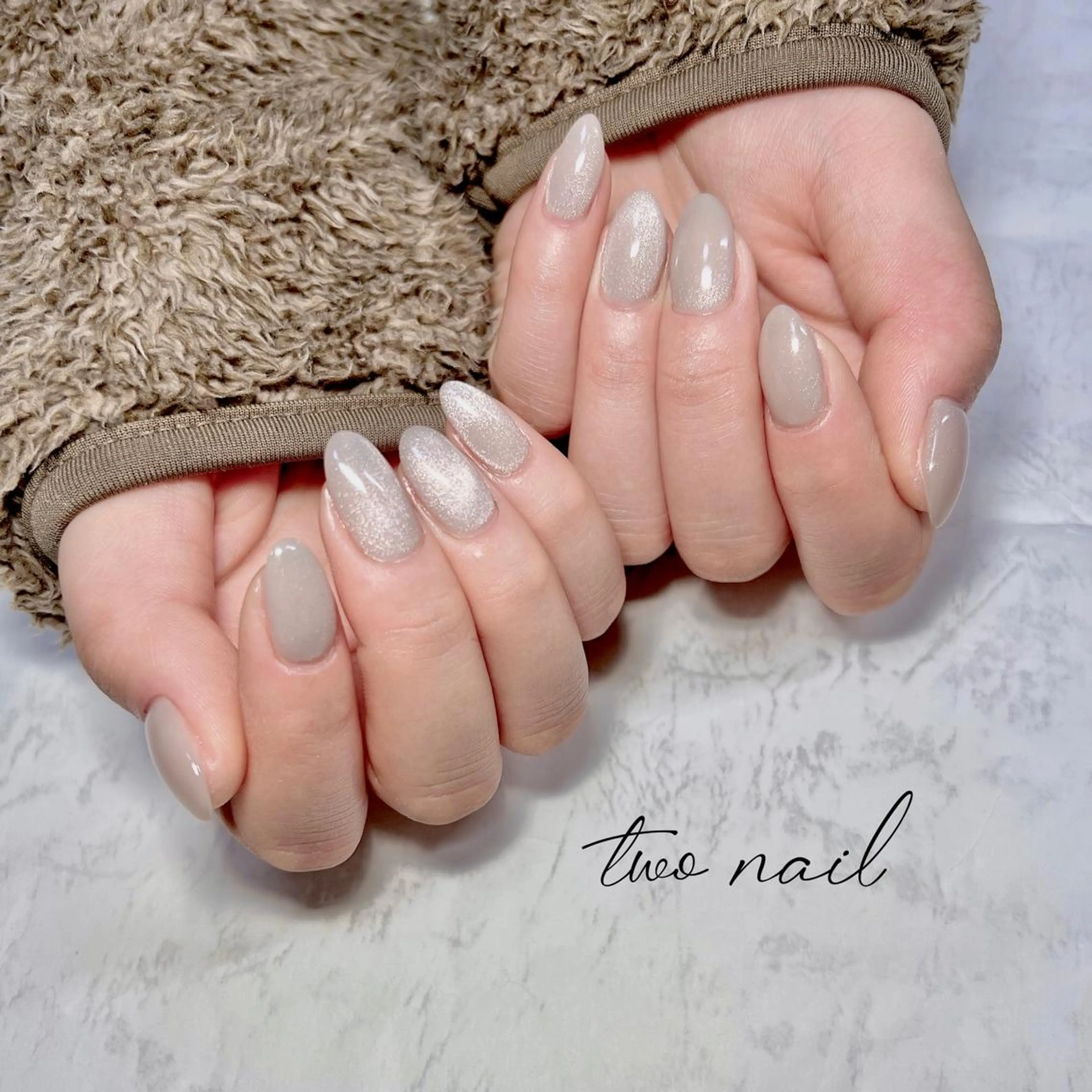 ネイル アートネイル フットネイル ハート マグネットネイル ニュアンスネイル ハンドネイル two nailのネイルデザイン