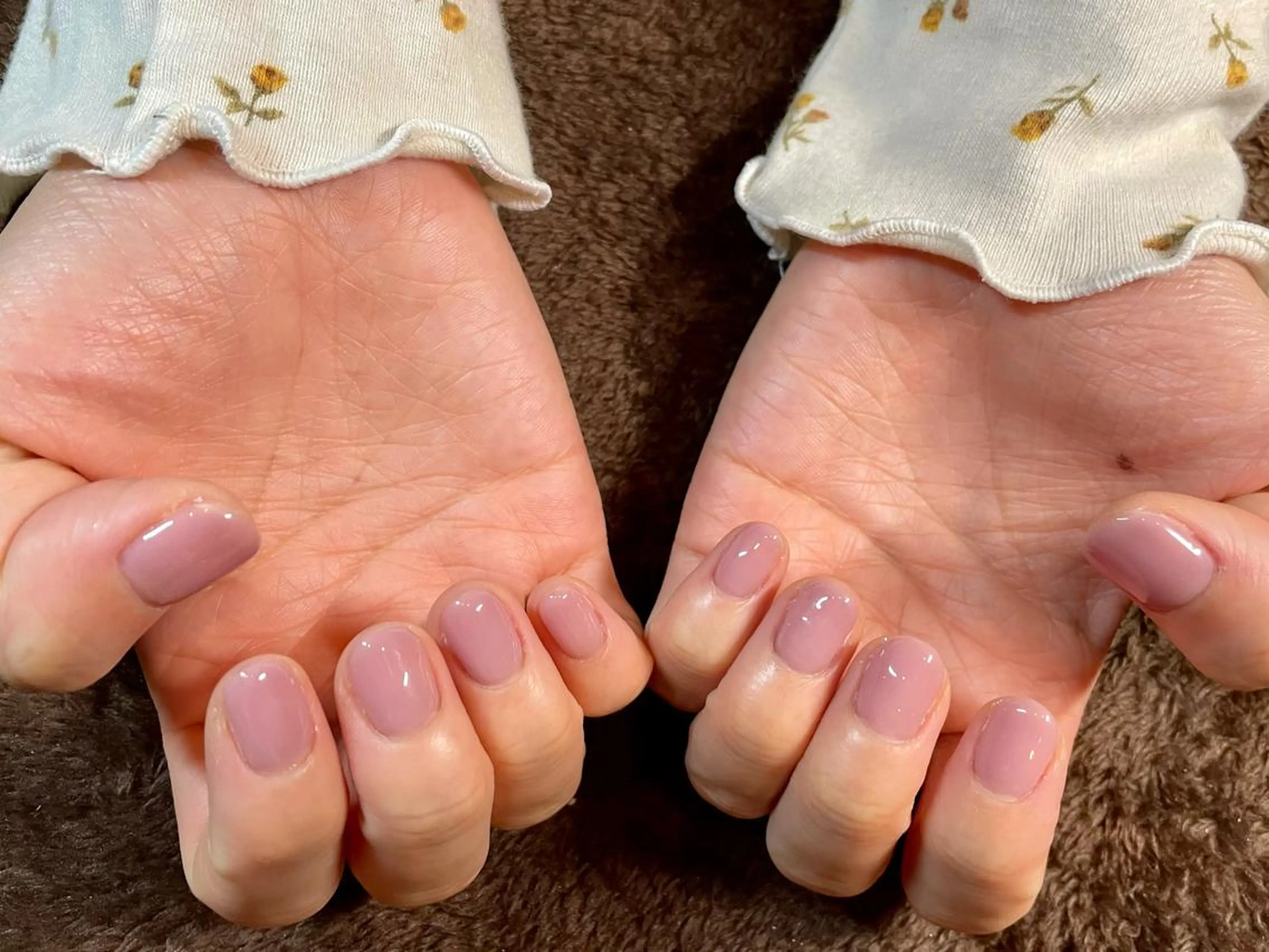 ネイル ワンカラーネイル ささき れいなのネイルデザイン