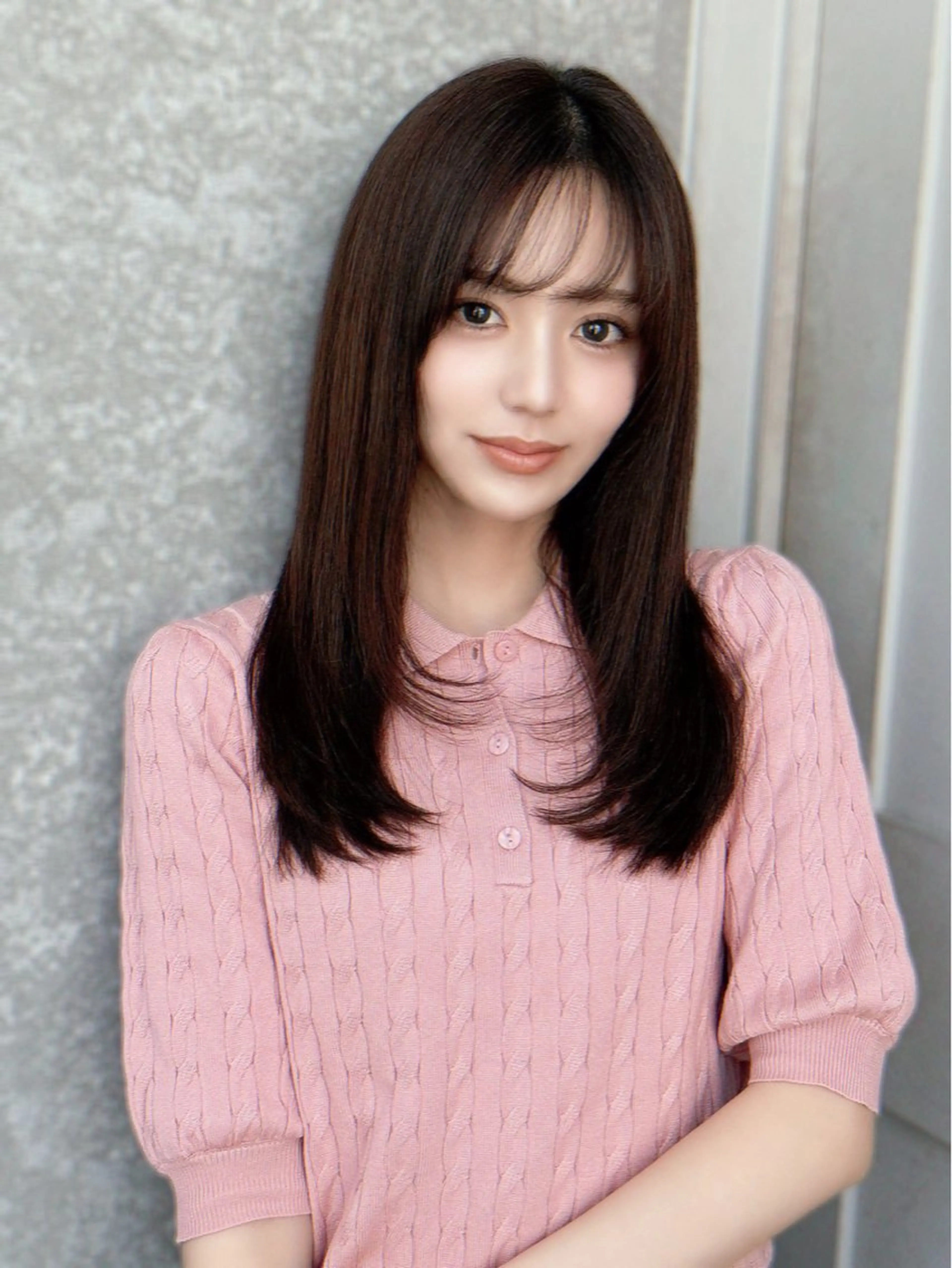 ロング レイヤー/縮毛矯正 /透明感/しおんのヘアスタイル