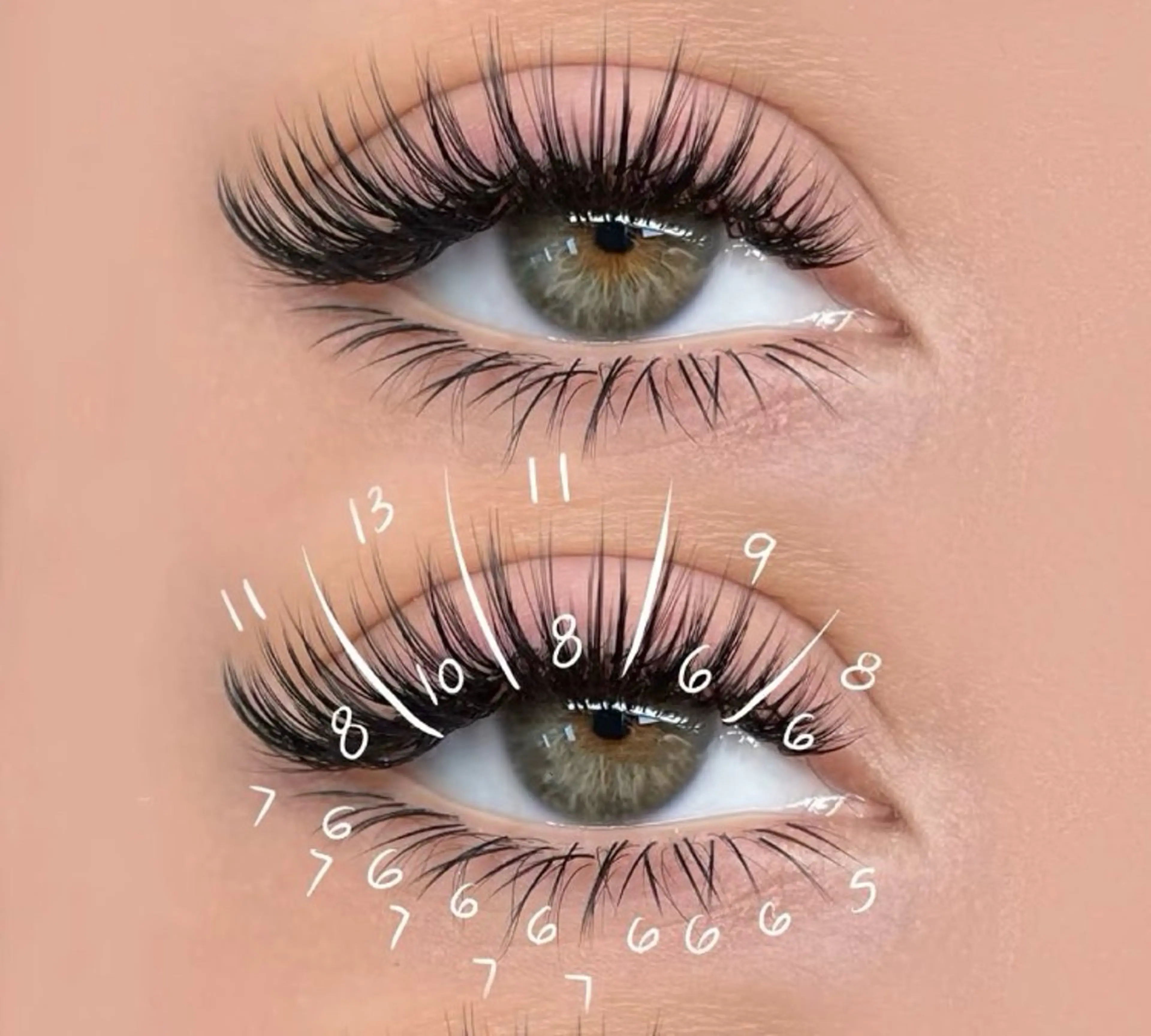 マツエク・マツパ 金田 ひかりのマツエク・マツパデザイン