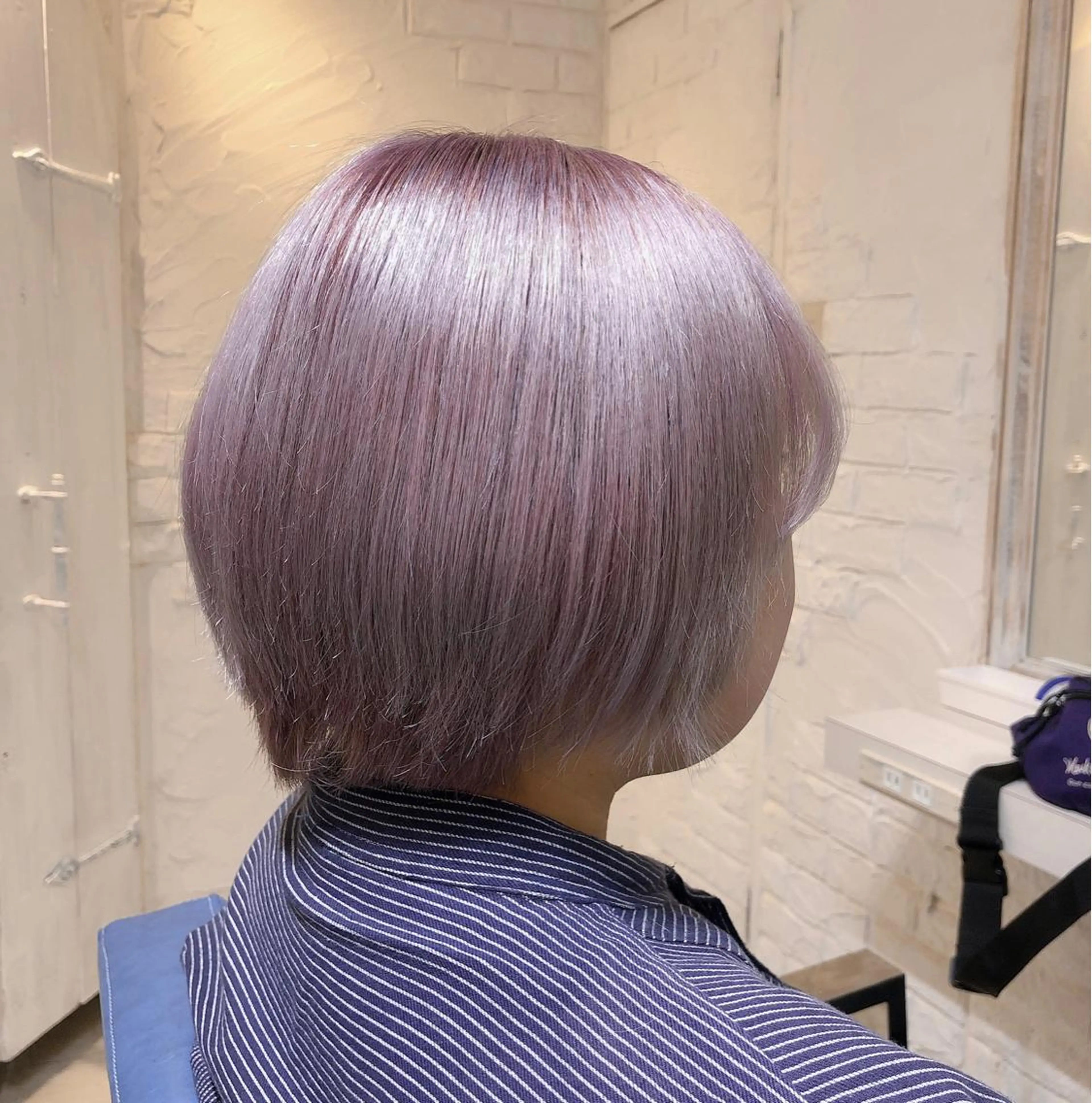 ショート カラー ブリーチ ヘアカラー メンズパーマ/ エクステ🌞セナのヘアスタイル