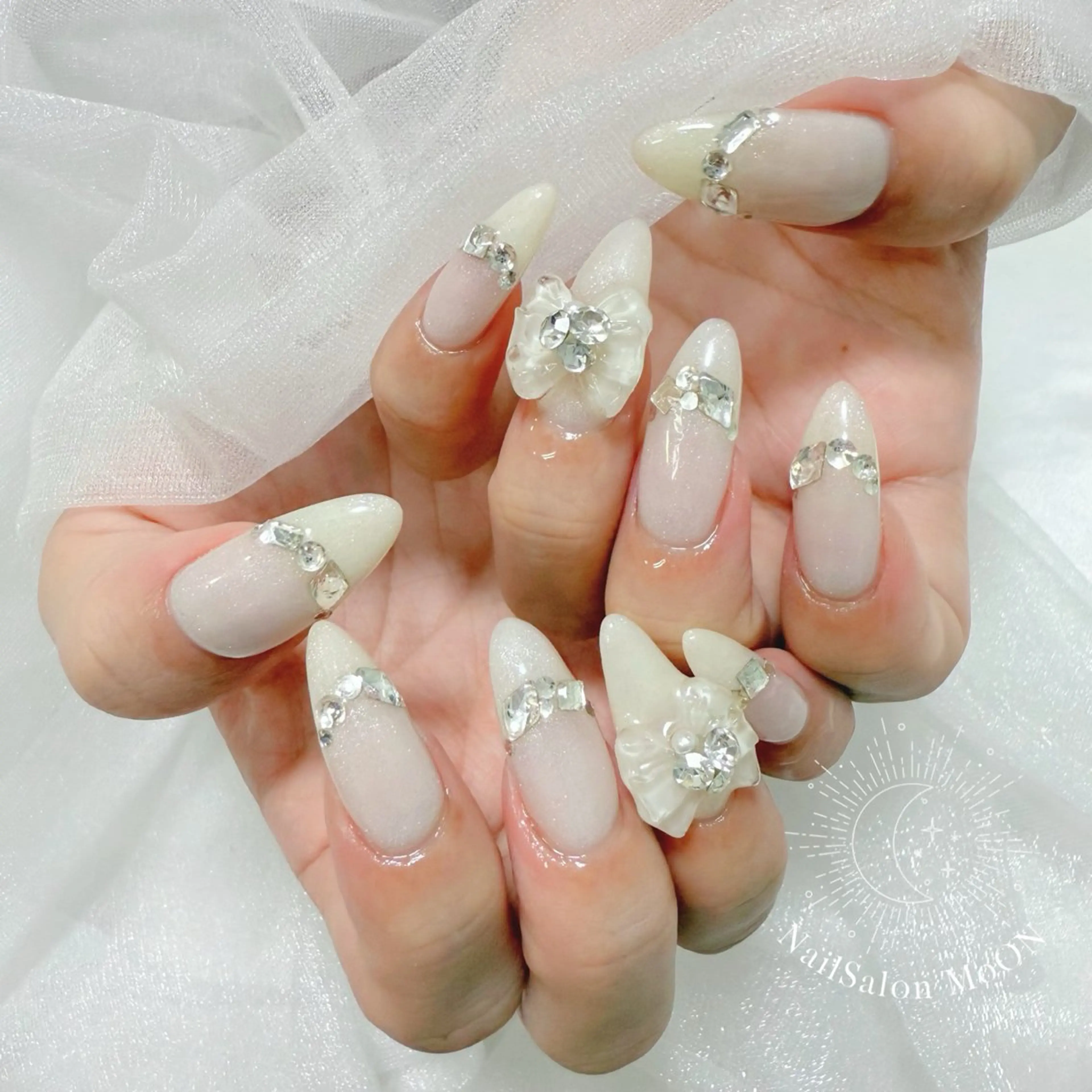 ネイル ハンドネイル ハンドケア MoON...❤︎ MeGuのネイルデザイン