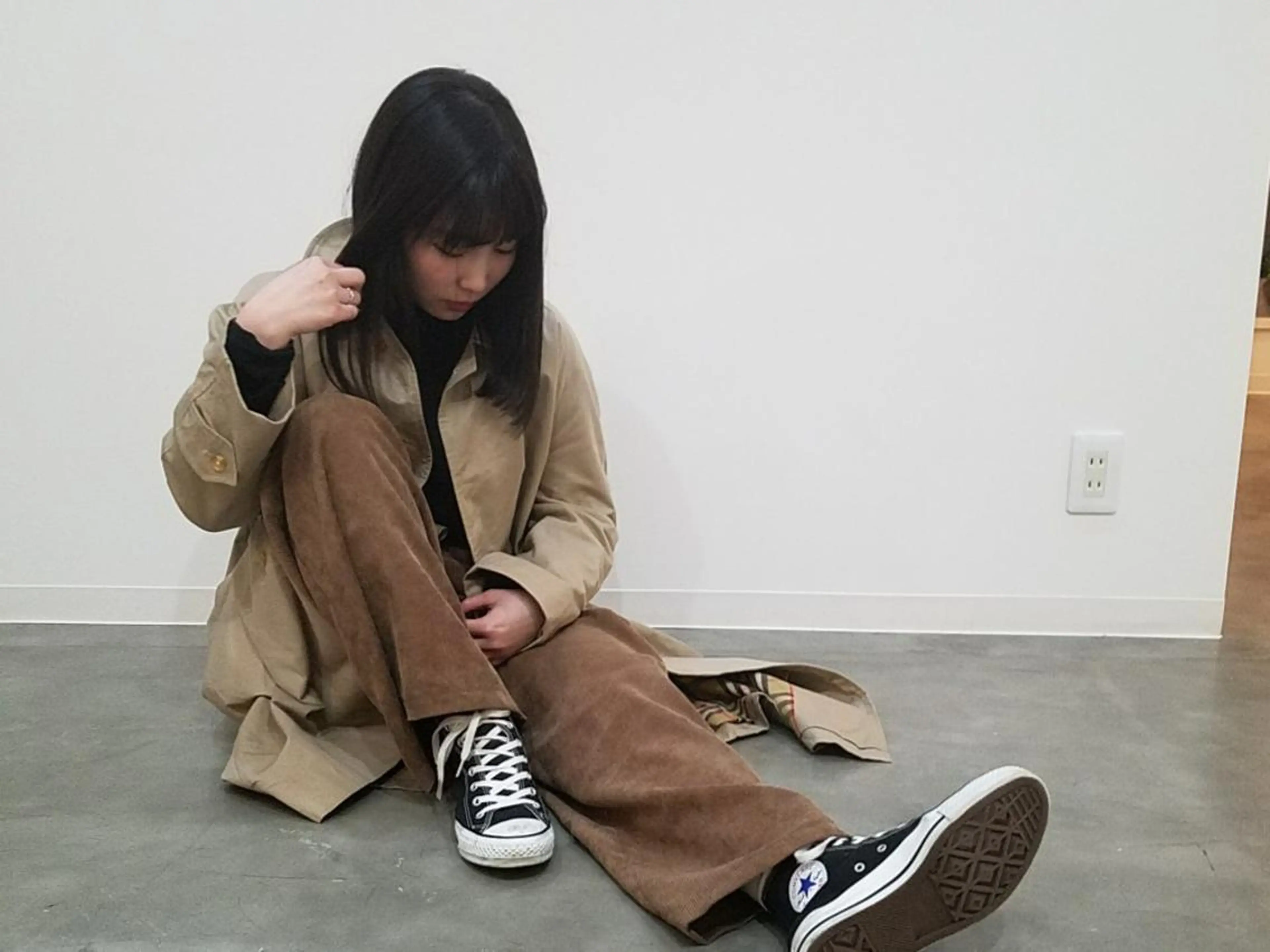 ミディアム カラー 加藤 拓麻のヘアスタイル