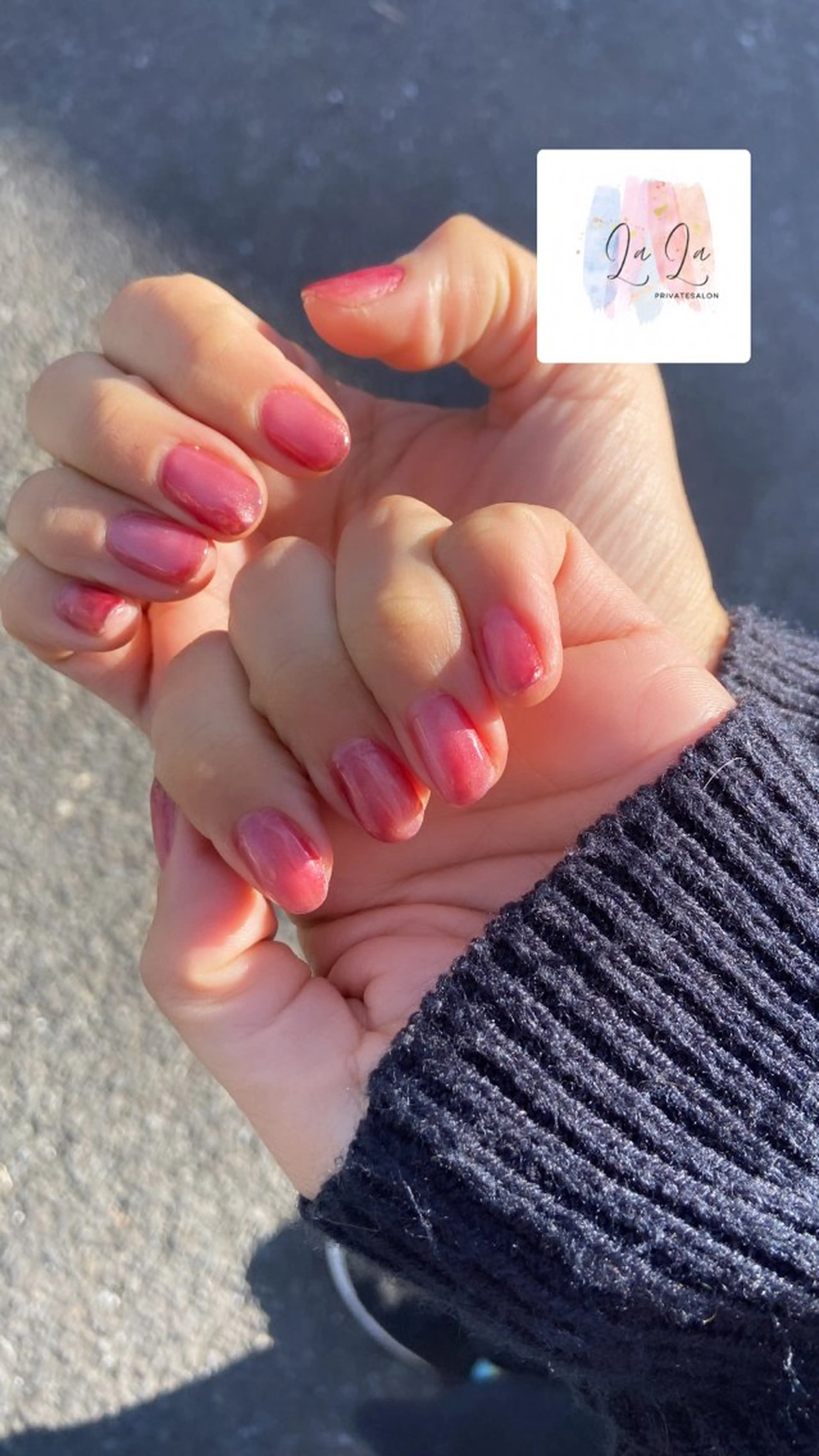 ネイル マグネットネイル ピンク あ いのその他イメージ