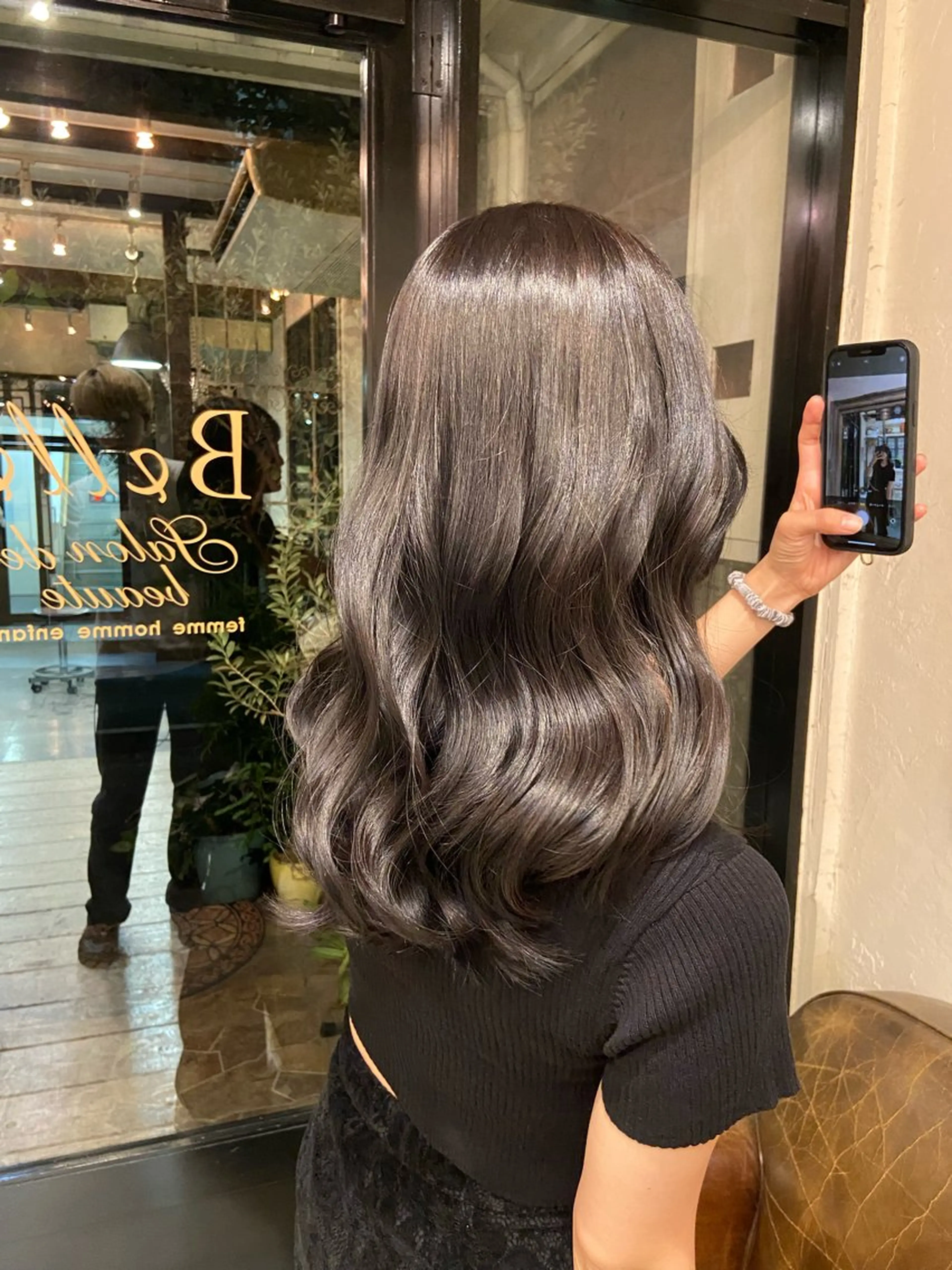 カラー 黒髪 ダメージレス美容師 🌱水島侑理のヘアスタイル