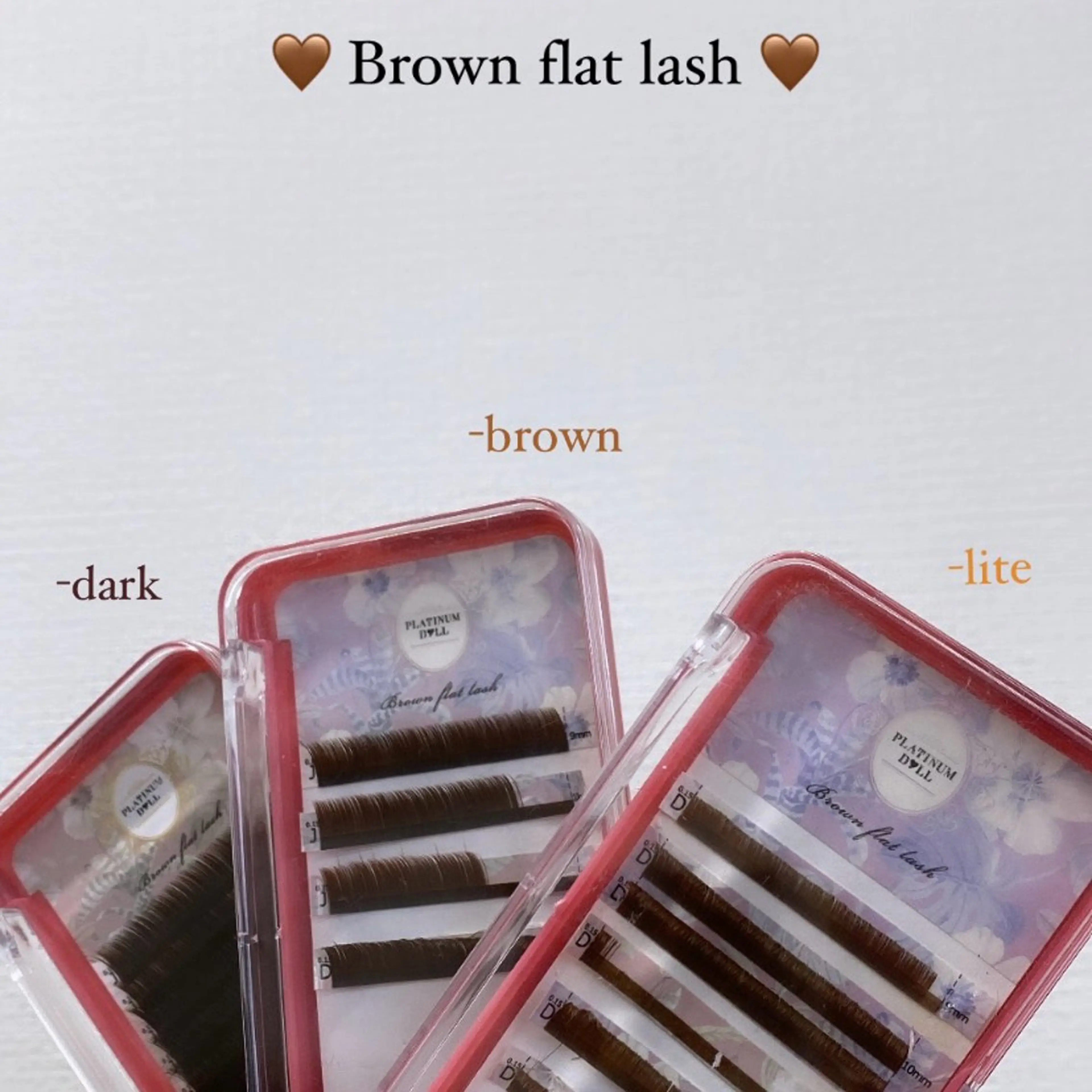 🤎ブラウンフラットラッシュ100本まで🤎(オフ･コーティング付✨)の写真