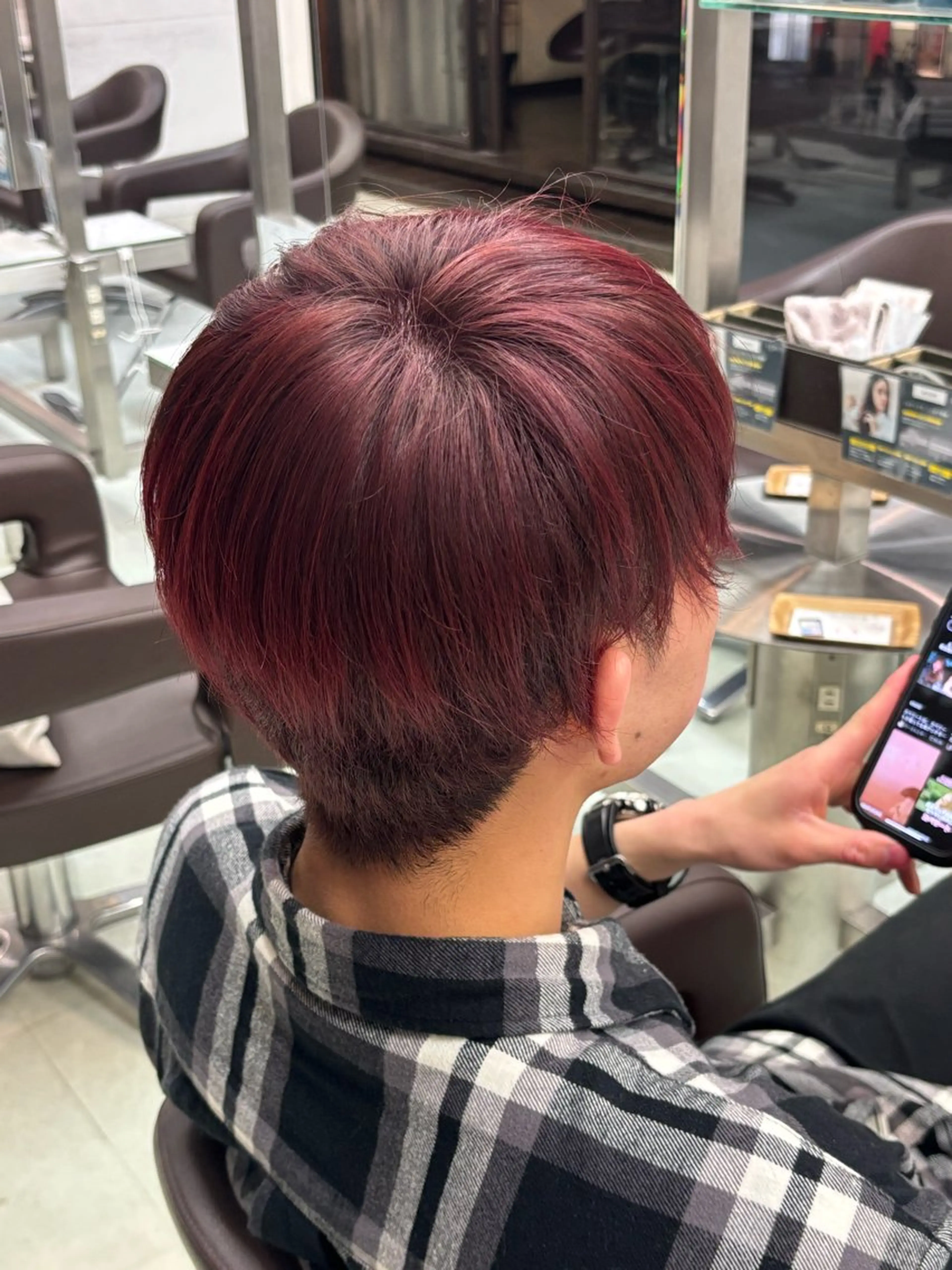 メンズ ヘアカラー 中津/トレンドカラー /美馬本紅亜のヘアスタイル