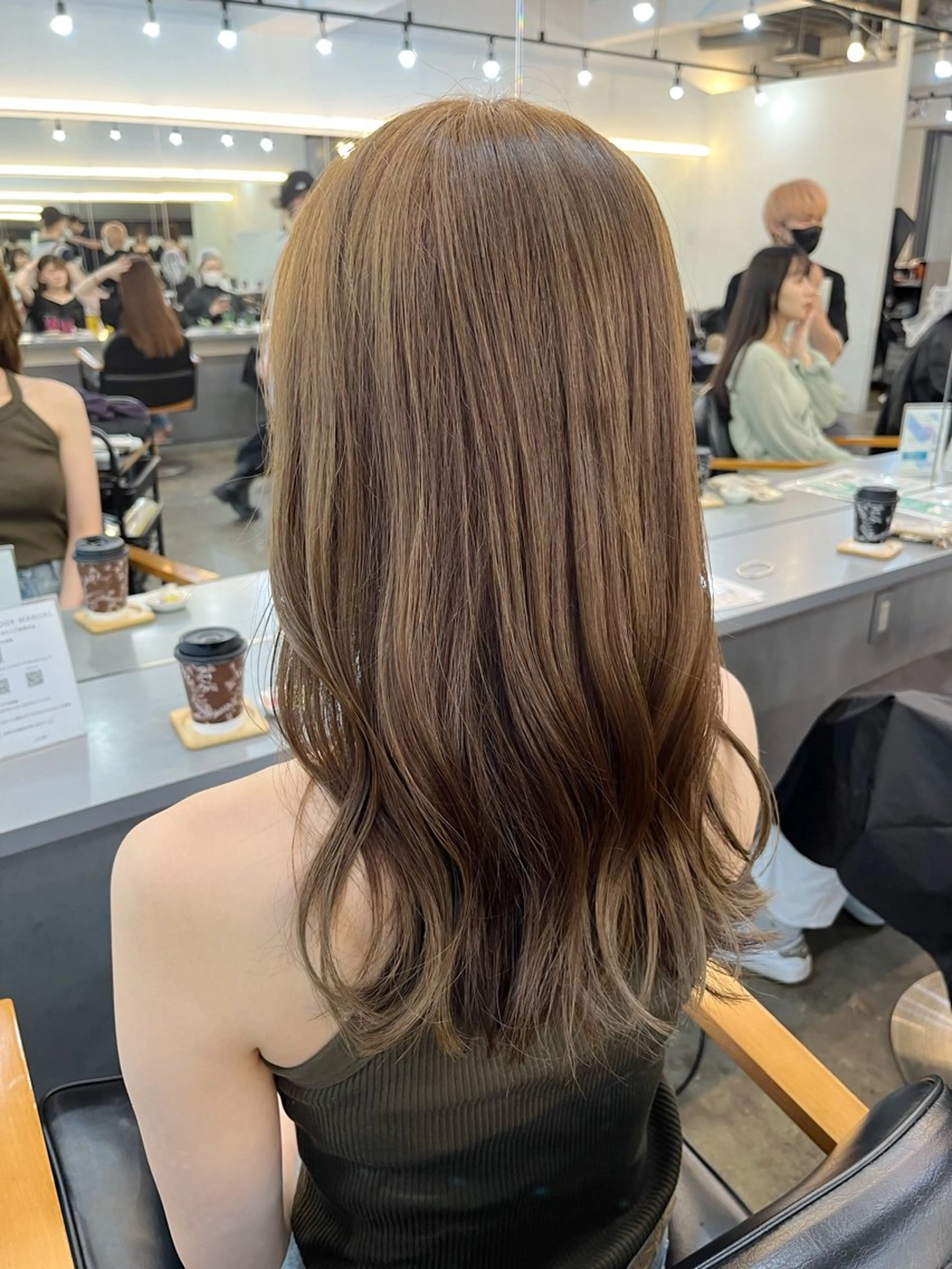 セミロング カラー カット ヘアカラー トリートメント 🌛ダブルカラー 🌜SAYAKAのヘアスタイル