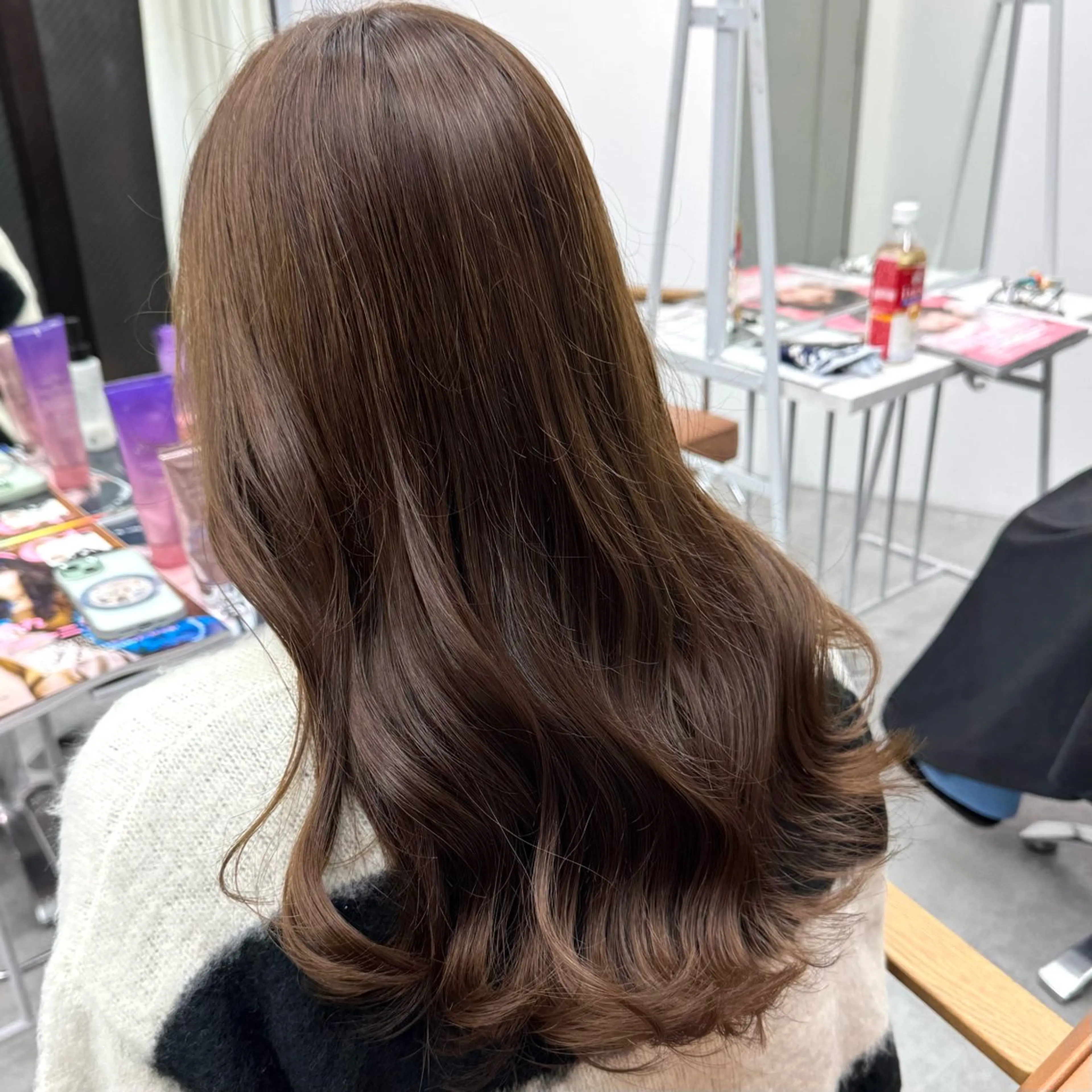 ロング カラー ヘアアレンジ ブリーチなしカラー /新百合ヶ丘/安形翔のヘアスタイル