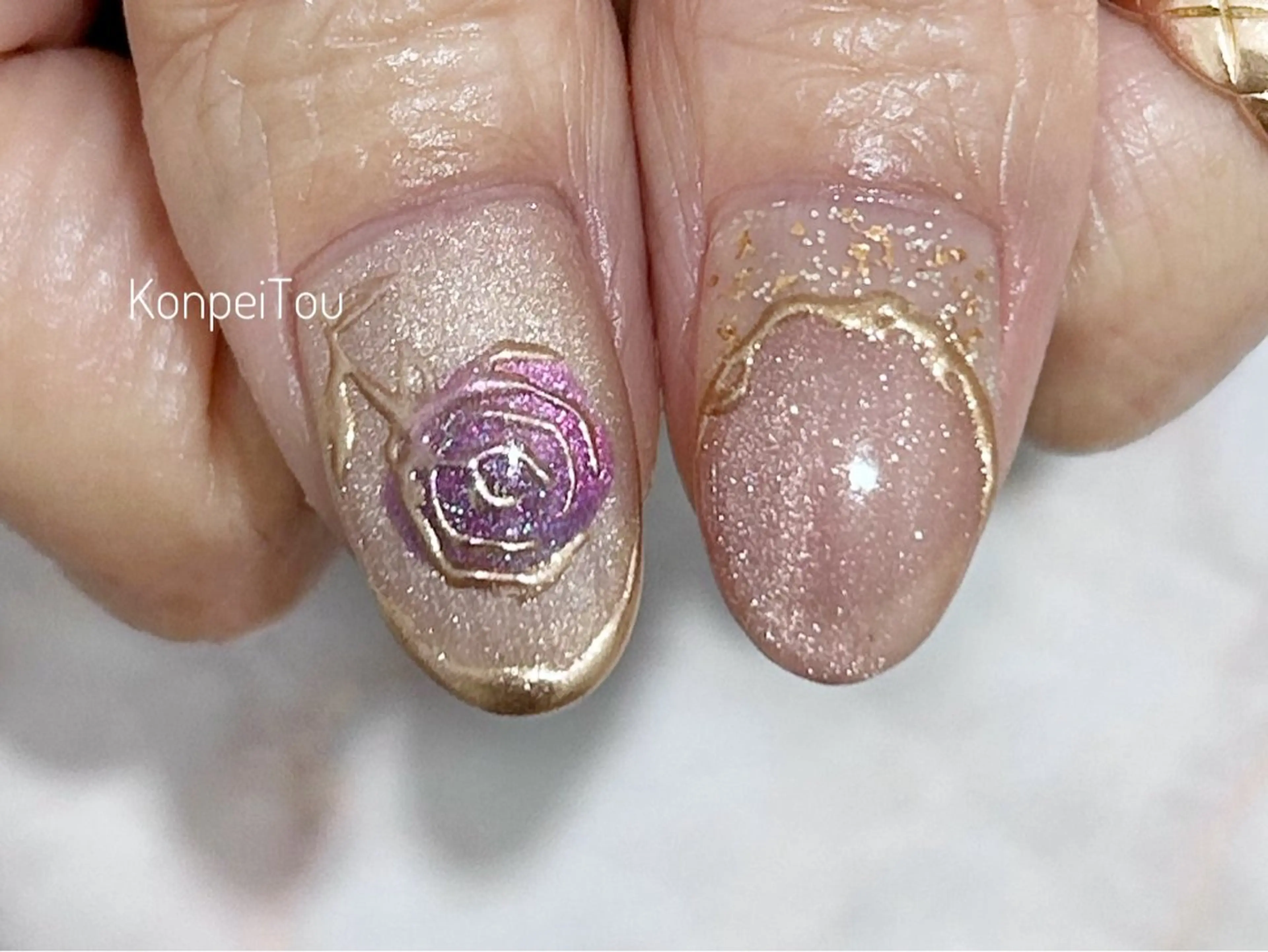 ネイル ハンドネイル おうちのネイルサロン　konpeiTou〜こんぺいとう〜所属・おうちのネイルサロン KonpeiTouのネイルデザイン