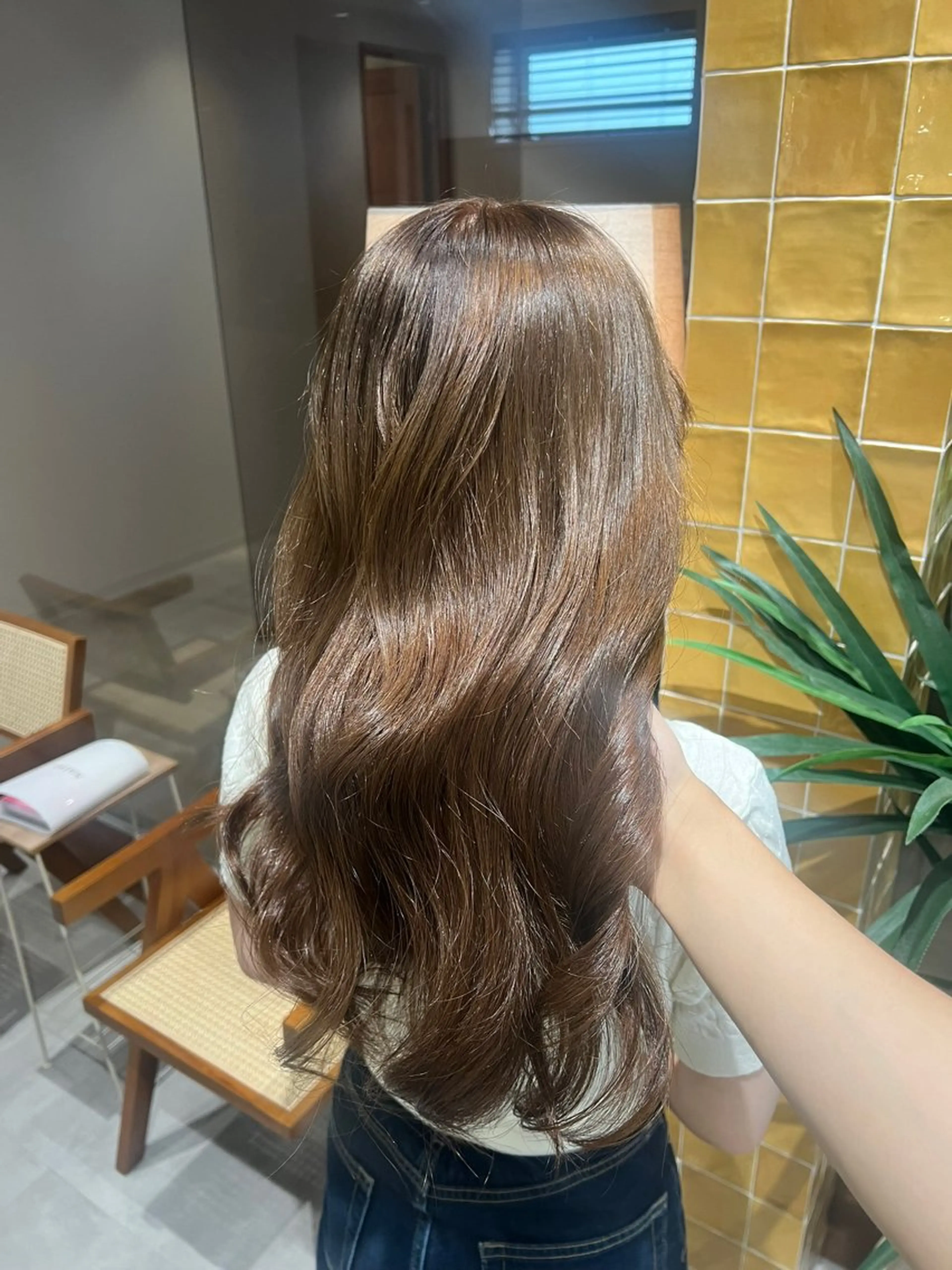 ロング カット ヘアカラー トリートメント 艶髪/透明感 レイヤー YUKIのヘアスタイル