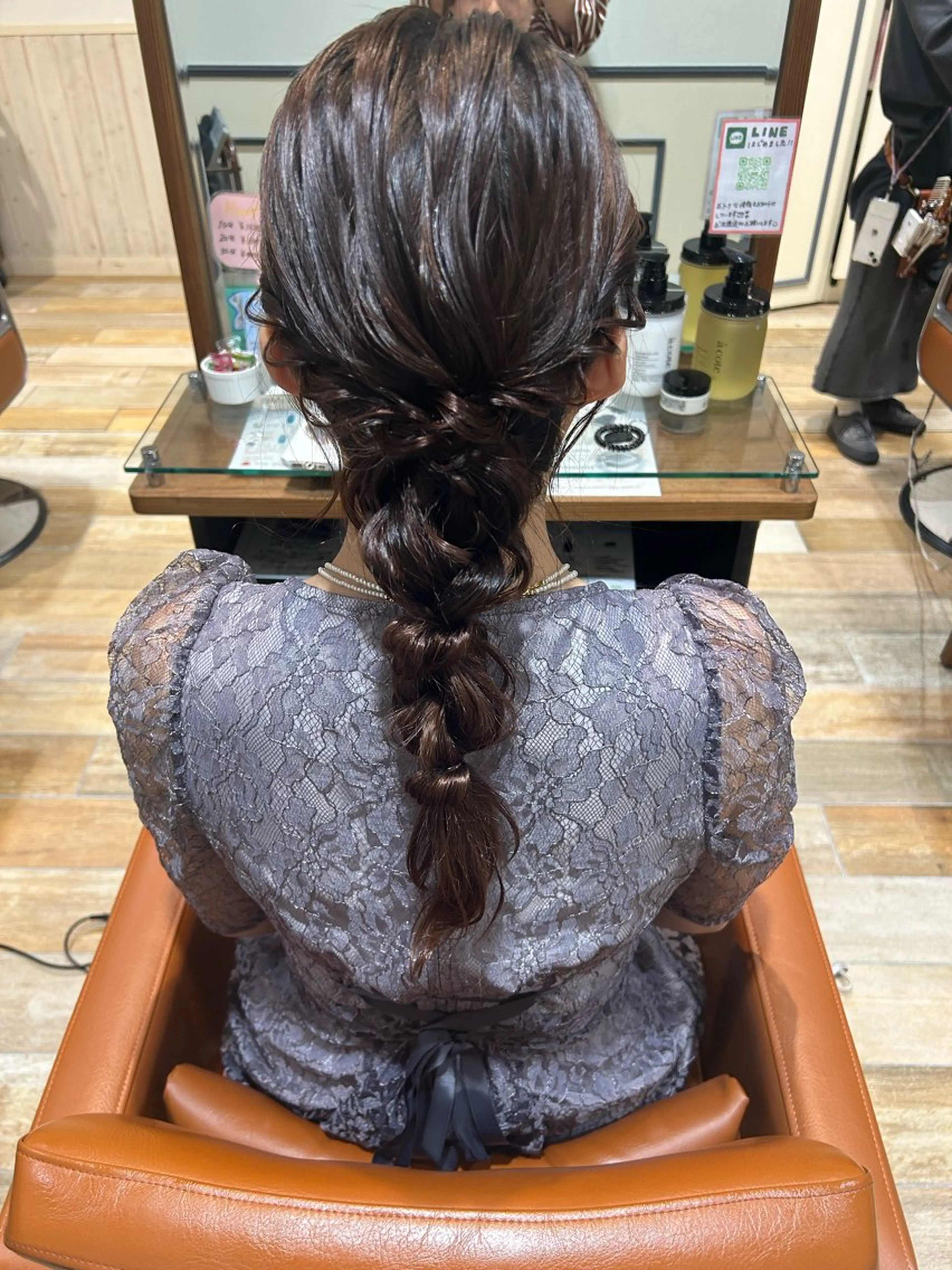 ヘアアレンジ ヘアセット 須藤 向日葵のヘアスタイル