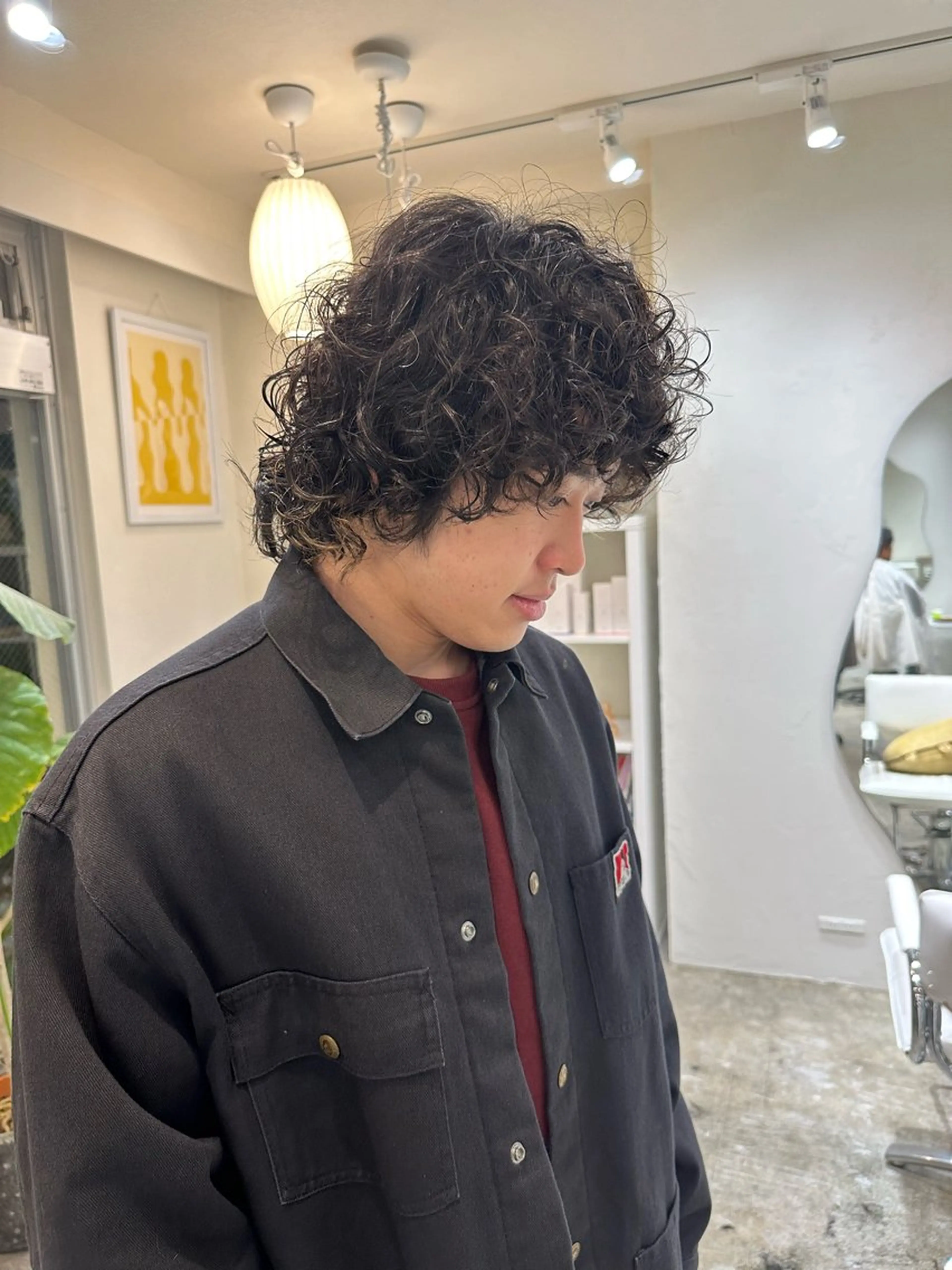 ショート Sabby氏川洸希 パーマのヘアスタイル