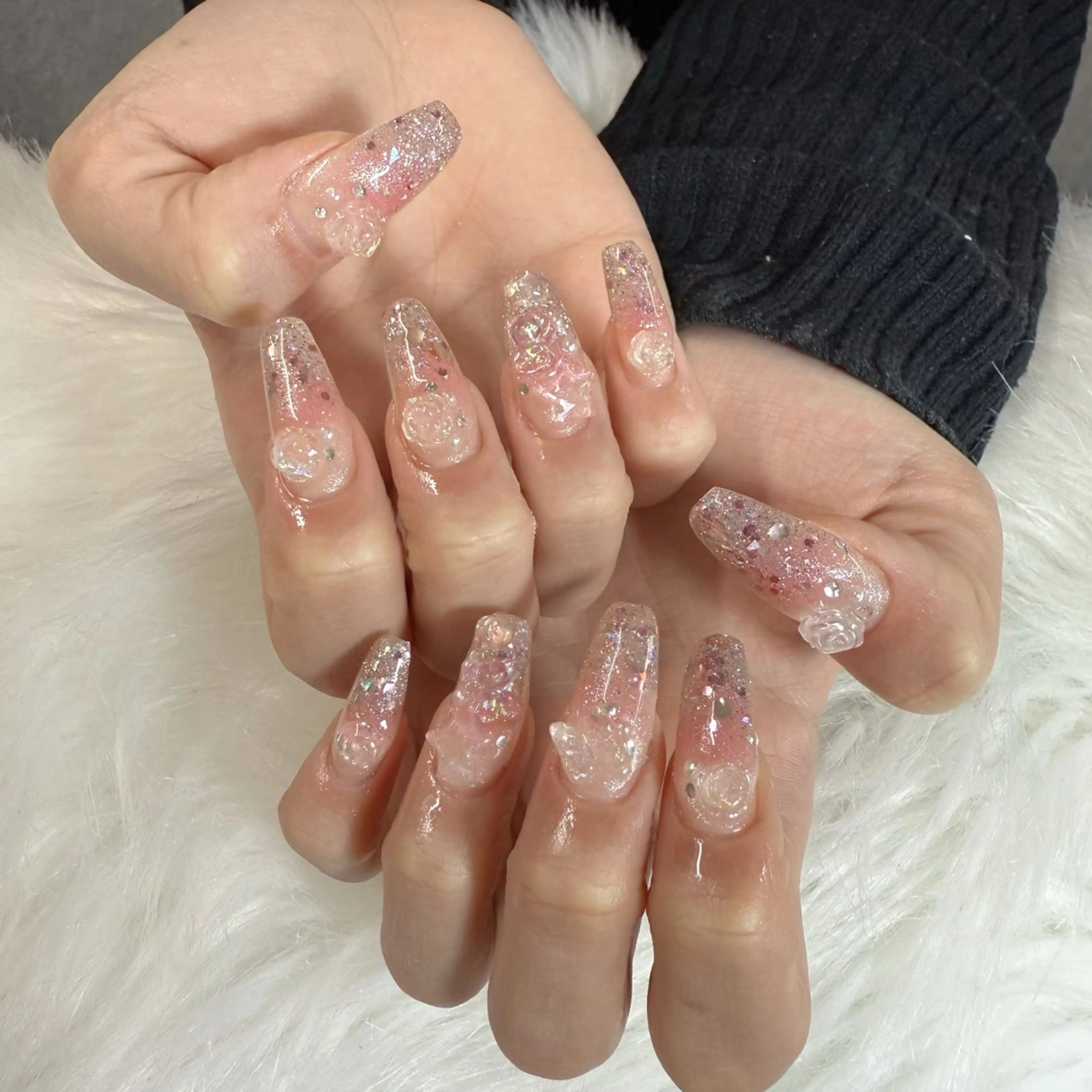 ネイル ハンドネイル 🎀nana🫧 ワンホンネイル🎀のネイルデザイン