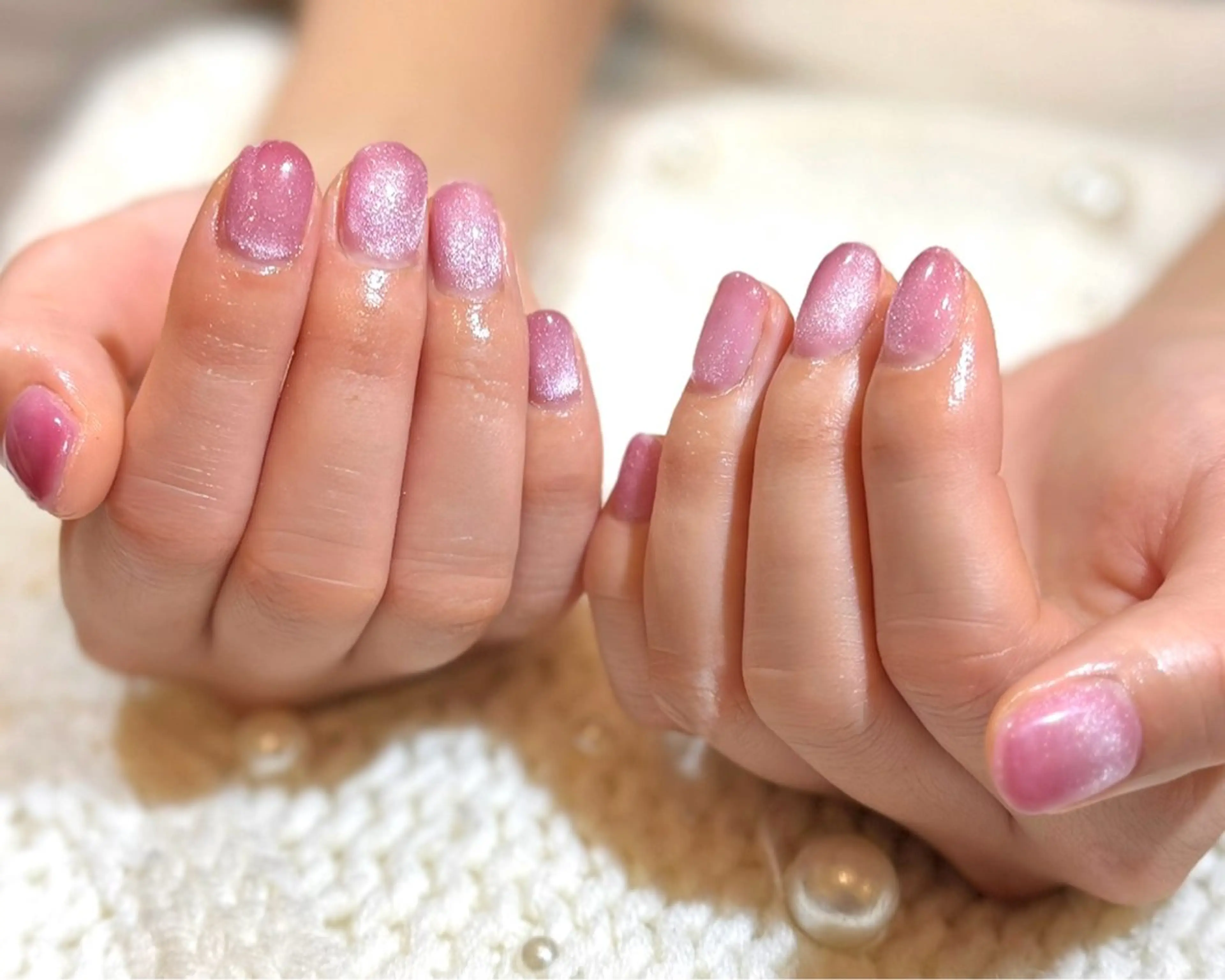 メンズ ネイル ジェルネイル マグネットネイル メンズネイル ピンク MIMnail メンズネイリストのネイルデザイン