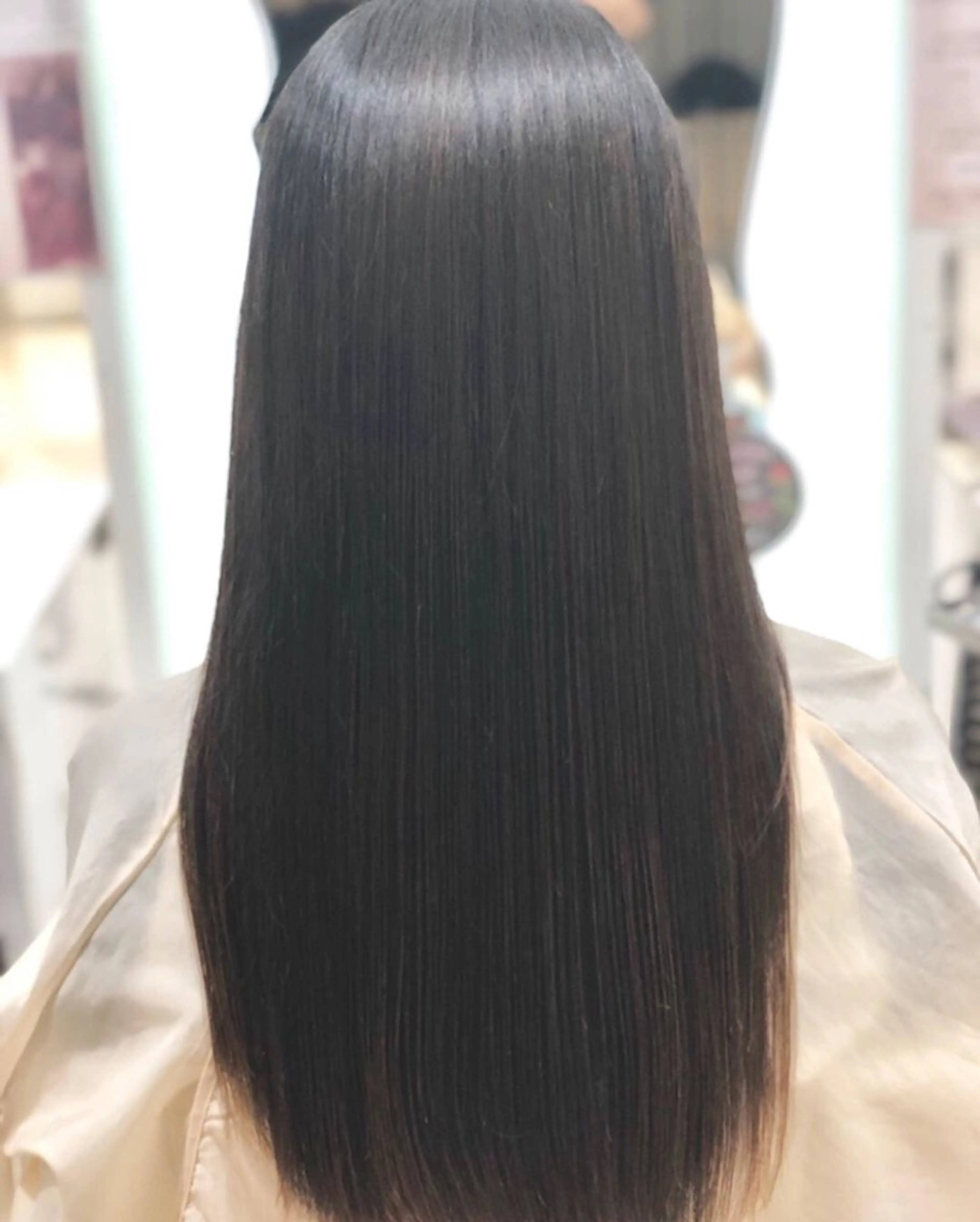 ロング パーマ 髪質改善ストレート/ kurachiのヘアスタイル