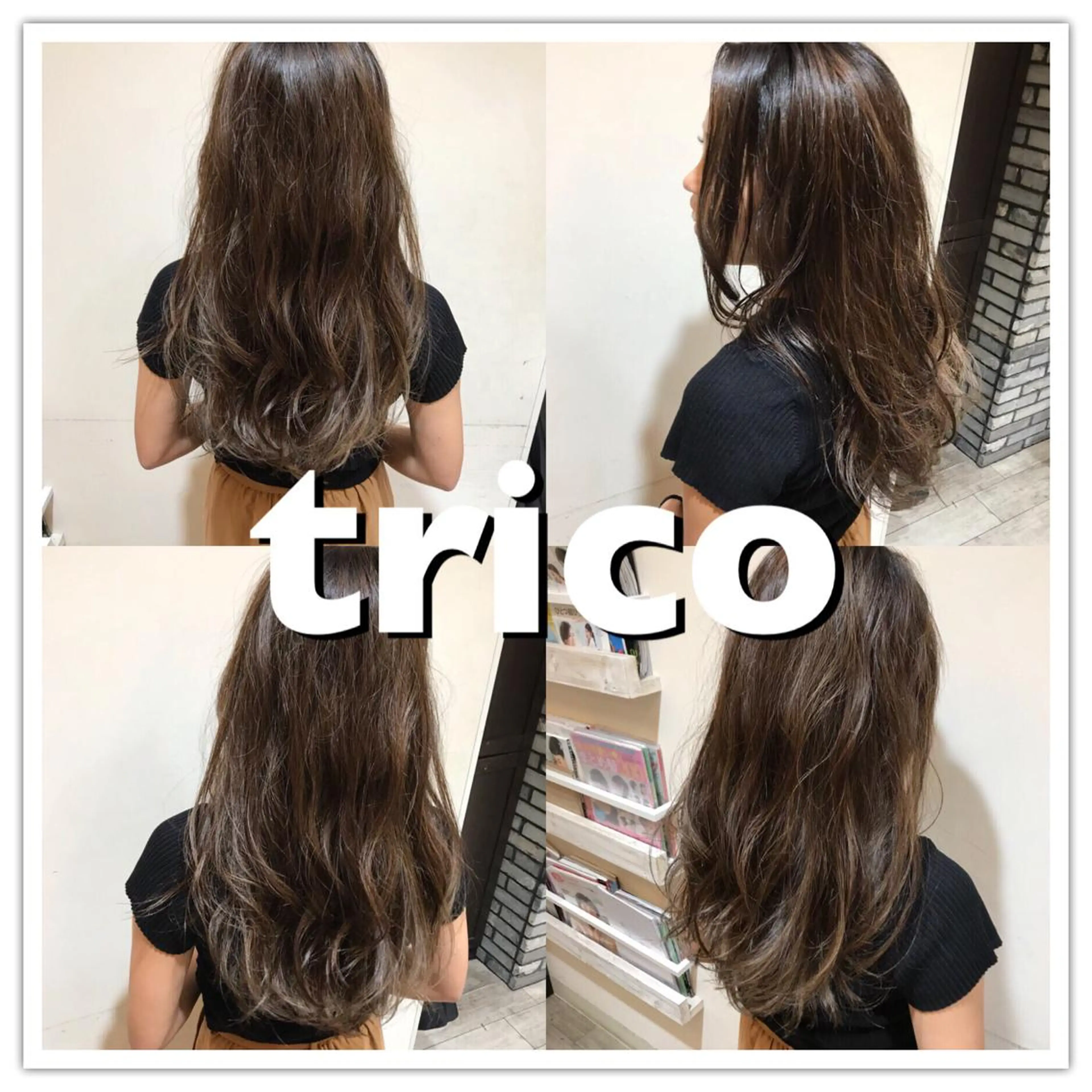 ロング カラー デザインカラー ハイライトカラー ハイライト 似合わせ/ブリーチ カラー.岡田友仁のヘアスタイル